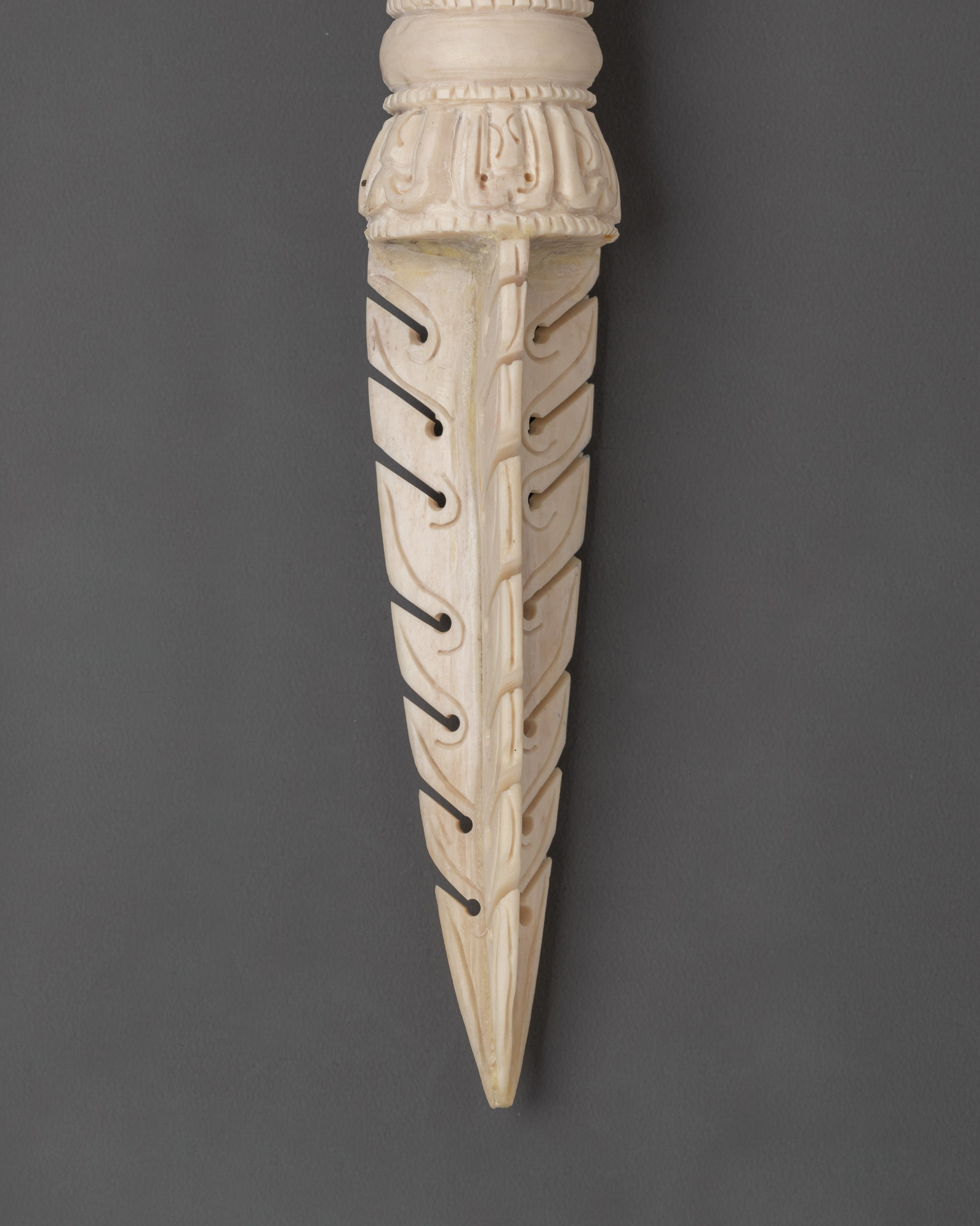 Sacred Tibetan Phurba Ritual Dagger | Ethically Sourced Yak Bone Buddhist Dagger