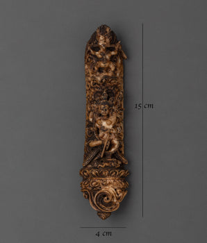Sacred Bone Carving with Divine Deities | Ethically Sourced Buffalo Bone Art