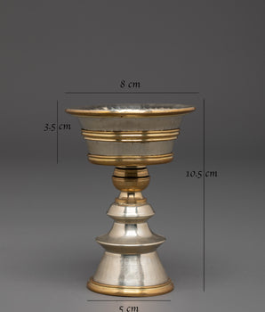 Tibetan Ritual Oil Lamp | Peace and Spiritual Offering