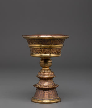Traditional Handcrafted Tibetan Butter Lamp