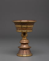 Traditional Handcrafted Tibetan Butter Lamp