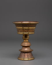 Traditional Handcrafted Tibetan Butter Lamp