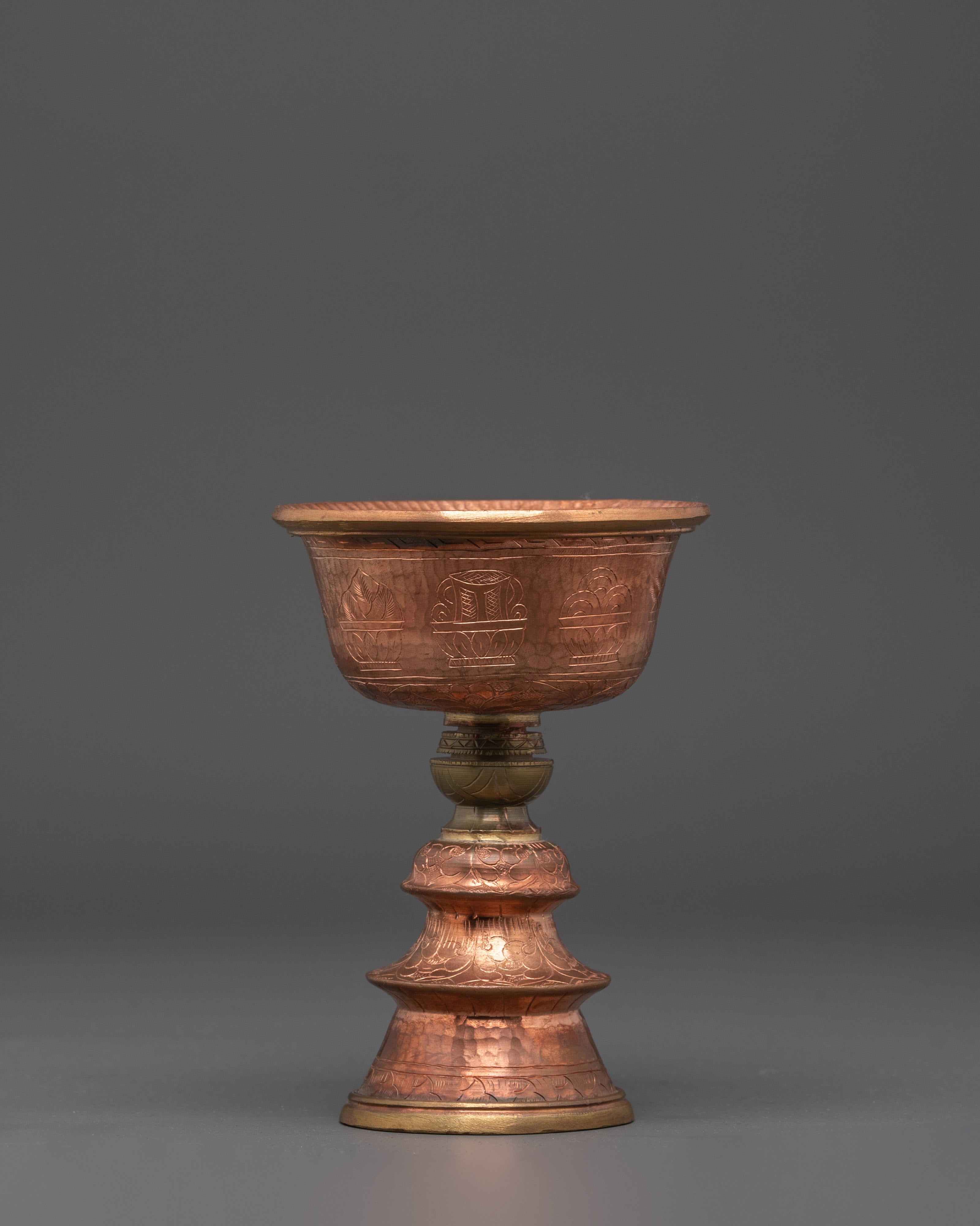 Spiritual Tibetan Ritual Butter Lamp