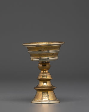 Tibetan Butter Lamp for Ritual Offerings
