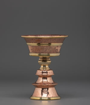 Spiritual Butter Lamp | Brass Lamp for Meditation and Rituals