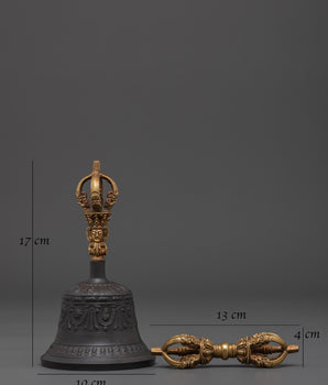Bell and Vajra Ritual Instruments | Bell with Vajra for Meditation