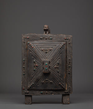 Sacred Shakyamuni Buddha in Wooden Box