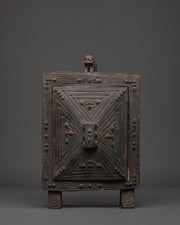 Sacred Shakyamuni Buddha in Wooden Box