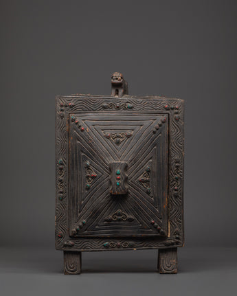 Sacred Shakyamuni Buddha in Wooden Box