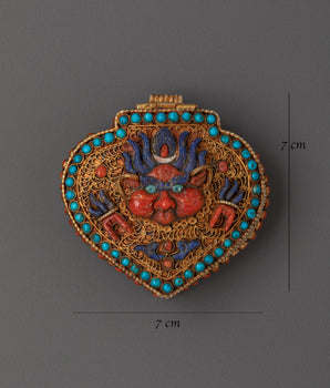 Spiritual Ghau Box Locket | Sacred Buddhist Prayer Box