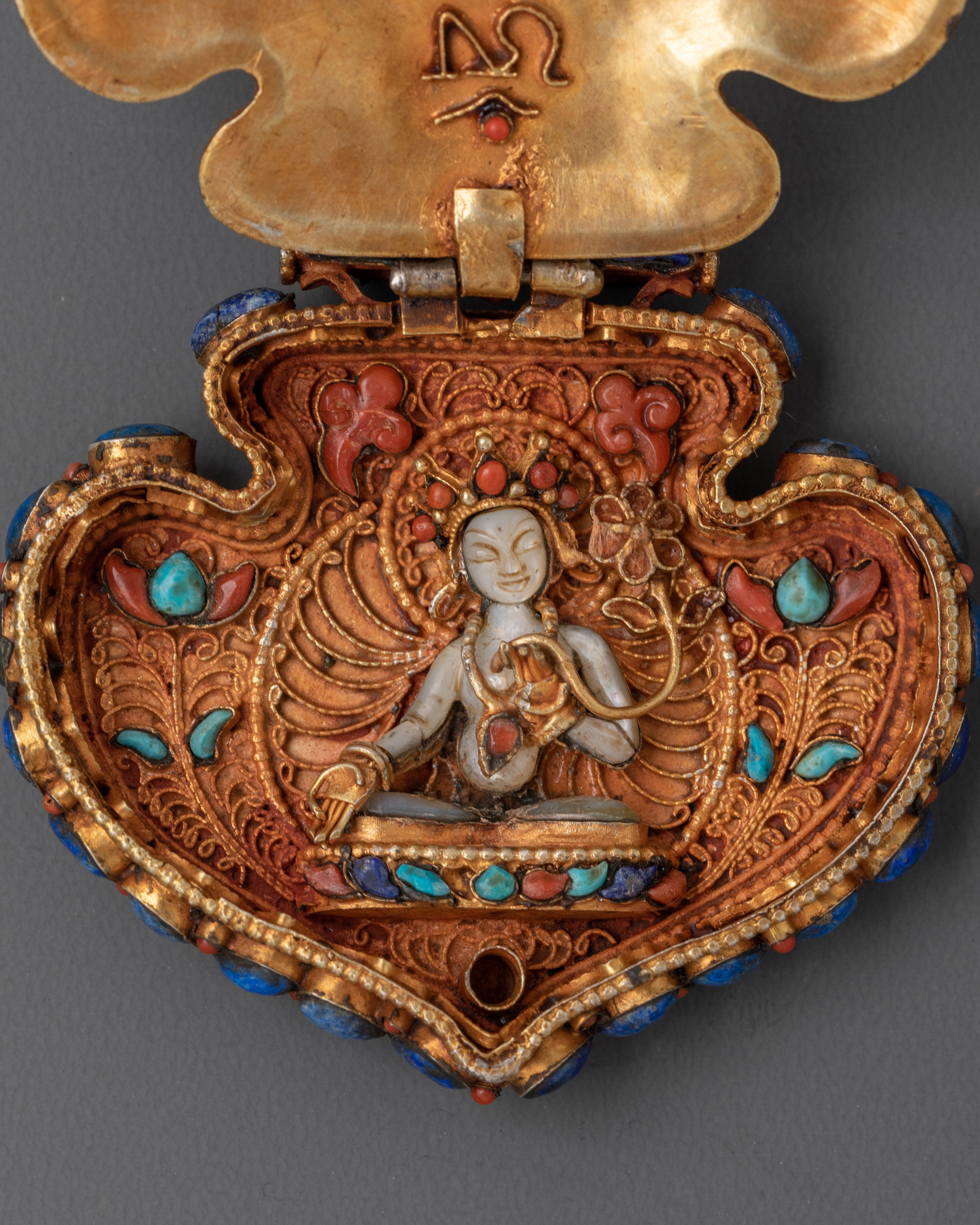 Handcrafted Spiritual Tibetan Ghau Locket | Meditation Jewelry for Protection & Healing