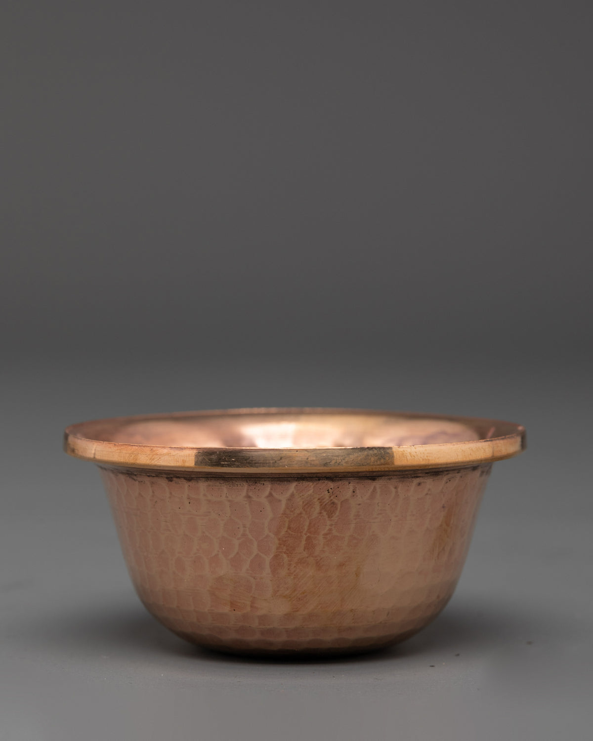 Sacred Ritual Offering Bowls Set | Handcrafted Copper Bowls with Buffed Finish