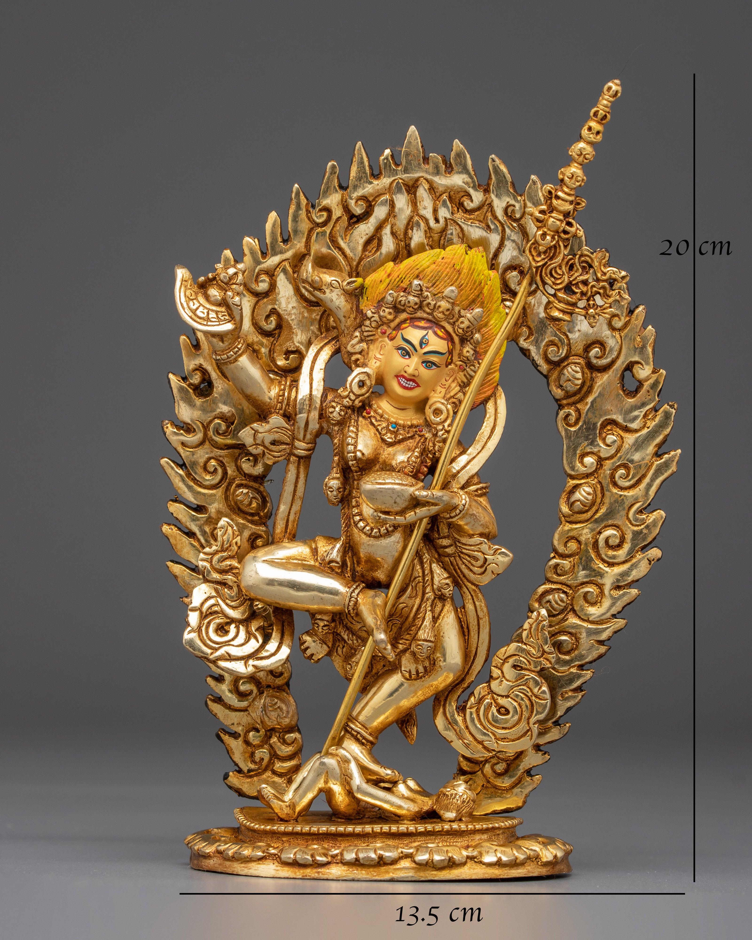 Handcrafted Vajravarahi Statue | Tibetan Buddhist Goddess Sculpture