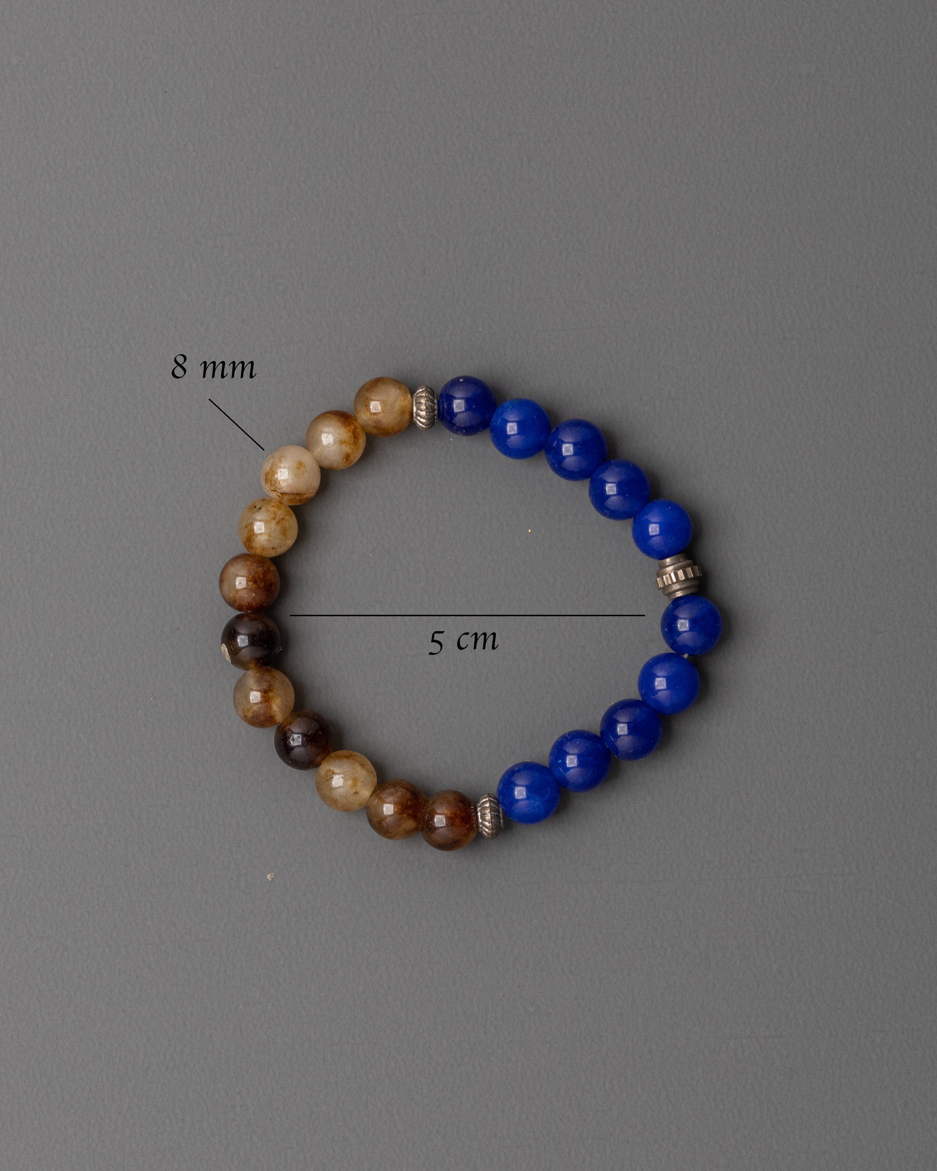 Lapis Lazuli Bracelet for Accessory | Artificial Beads Buddhist Bracelet
