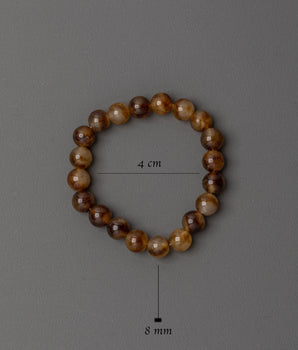 Handmade Brown Beads Bracelet | Earthy Toned Beaded Jewelry