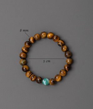 Tiger Eyed Beaded Bracelet | Bracelet for Men and Women
