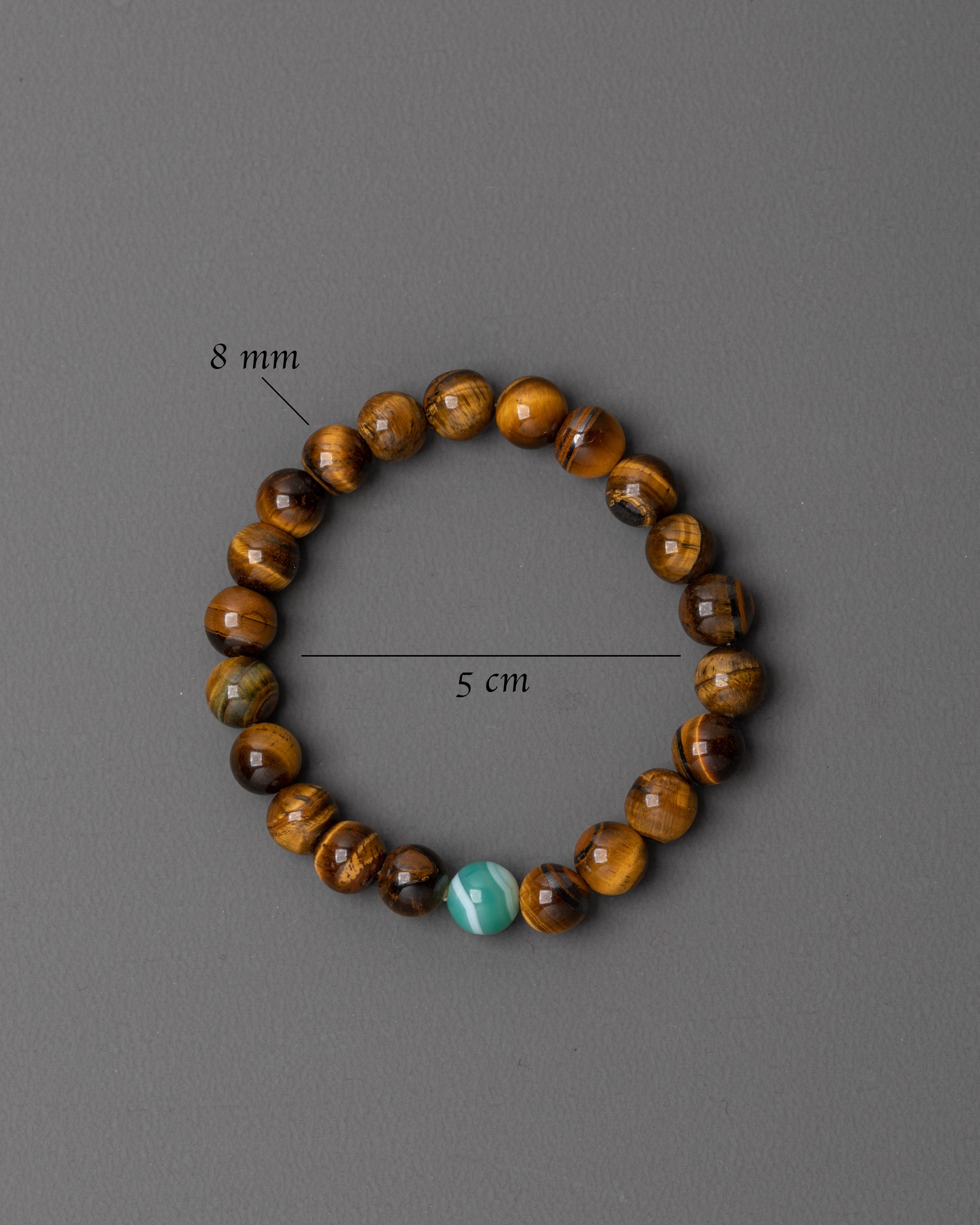 Tiger Eyed Beaded Bracelet | Bracelet for Men and Women
