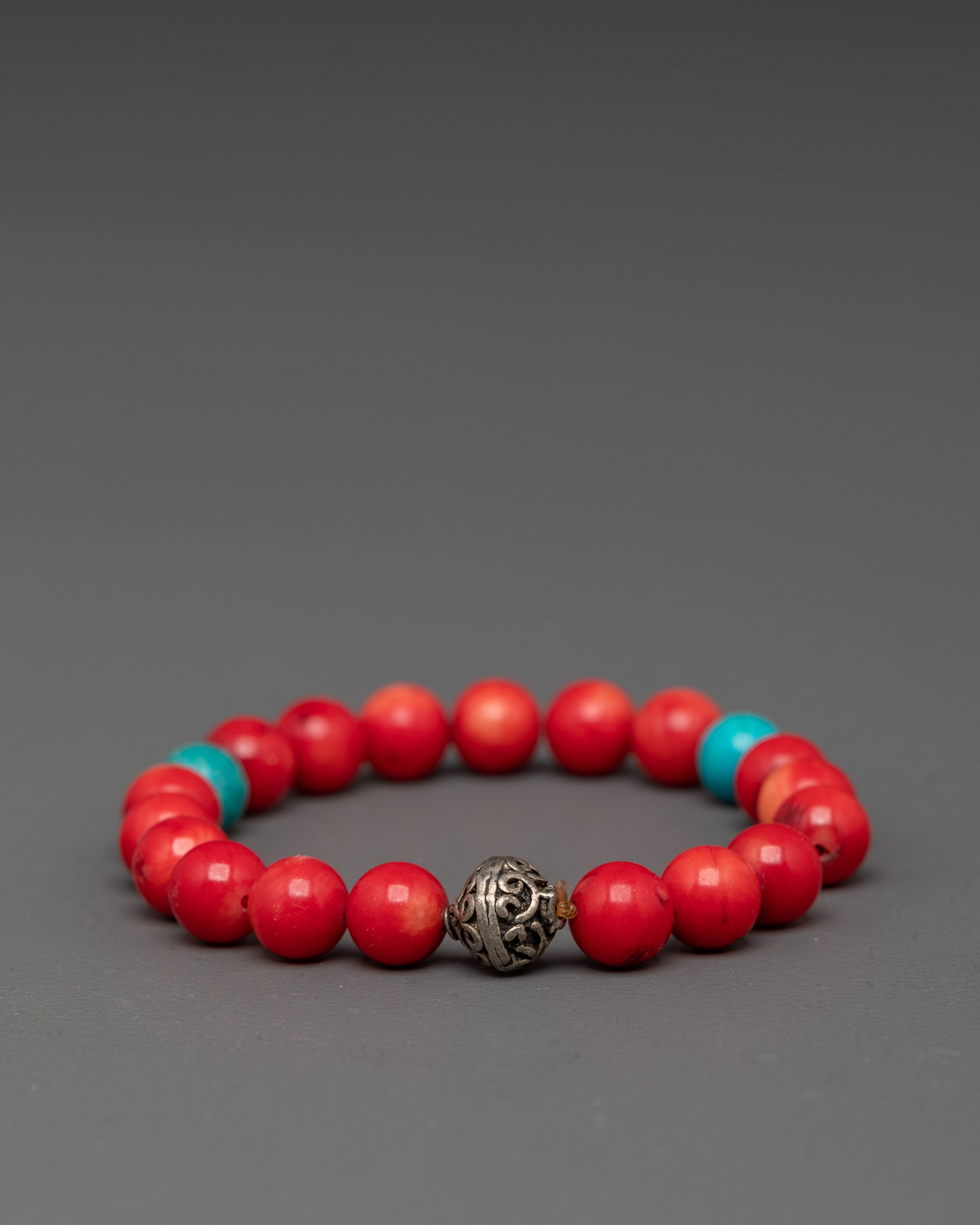 Elegant Artificial Guru Beads Bracelet | Buddhist Spiritual Jewelry
