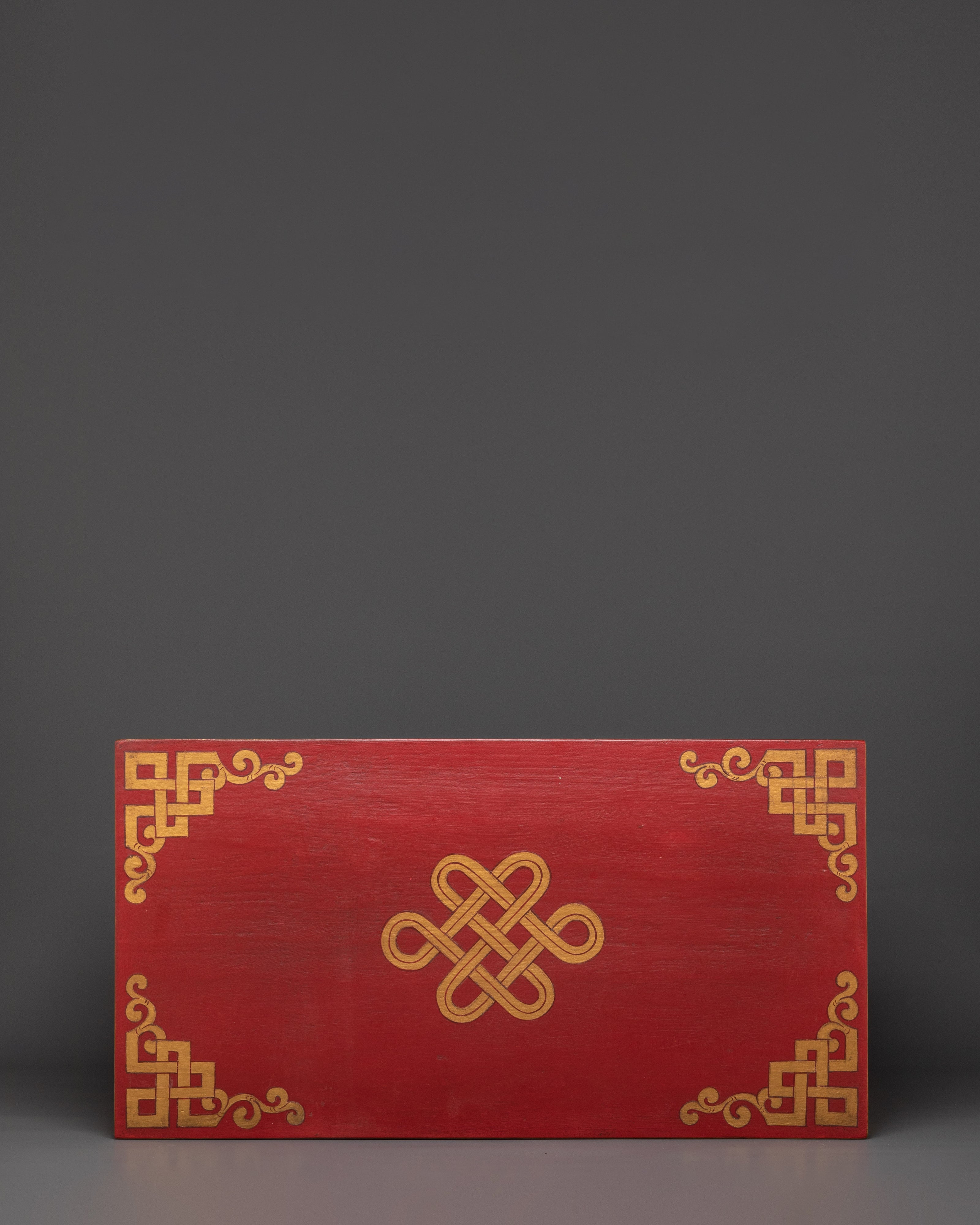 Handmade Tibetan Wooden Folding Table | Buddhist Altar Furniture & Spiritual Home Decor