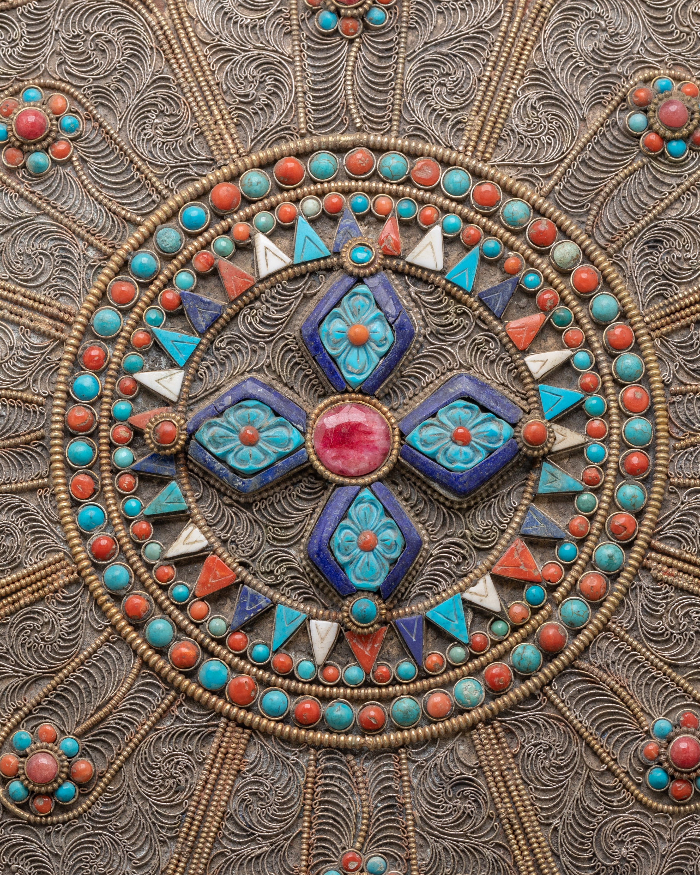 Tibetan Buddhist Mandala Wall Hanging | Symbol of Peace and Spiritual Enlightenment