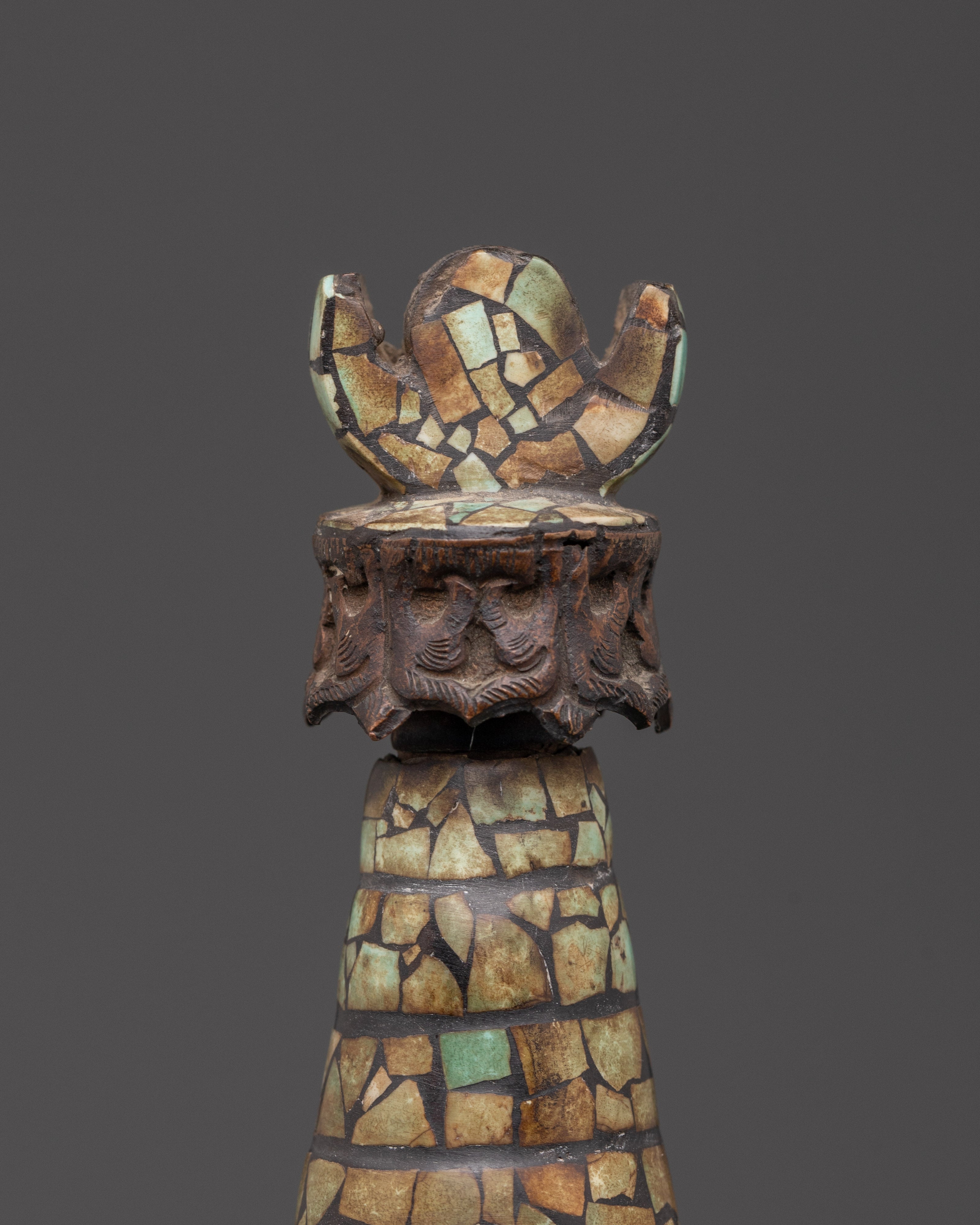 Tibetan Buddhist Copper Stupa | Sacred Spiritual Monument