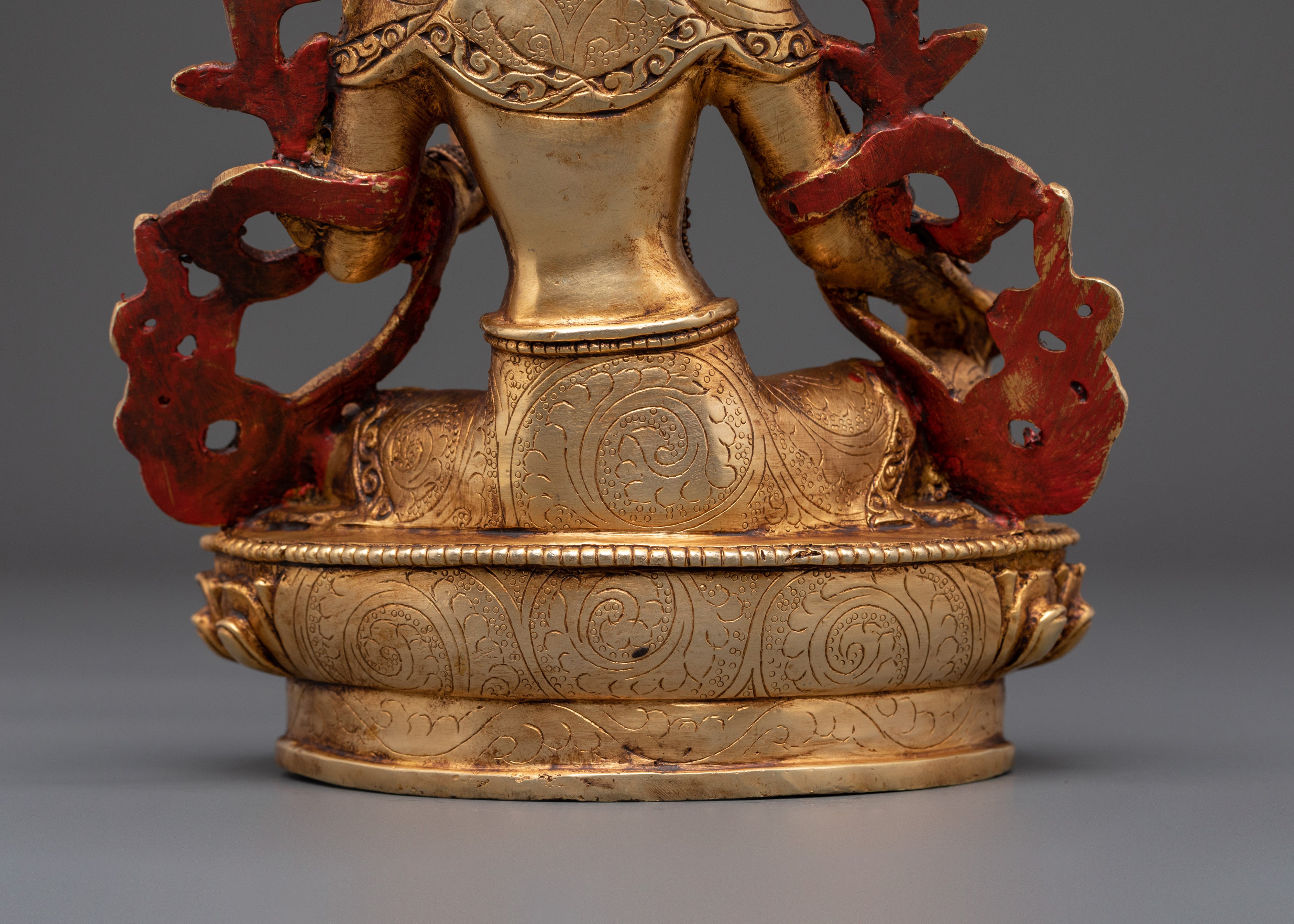 Crystal Green Tara Statue | Buddhist Goddess of Compassion