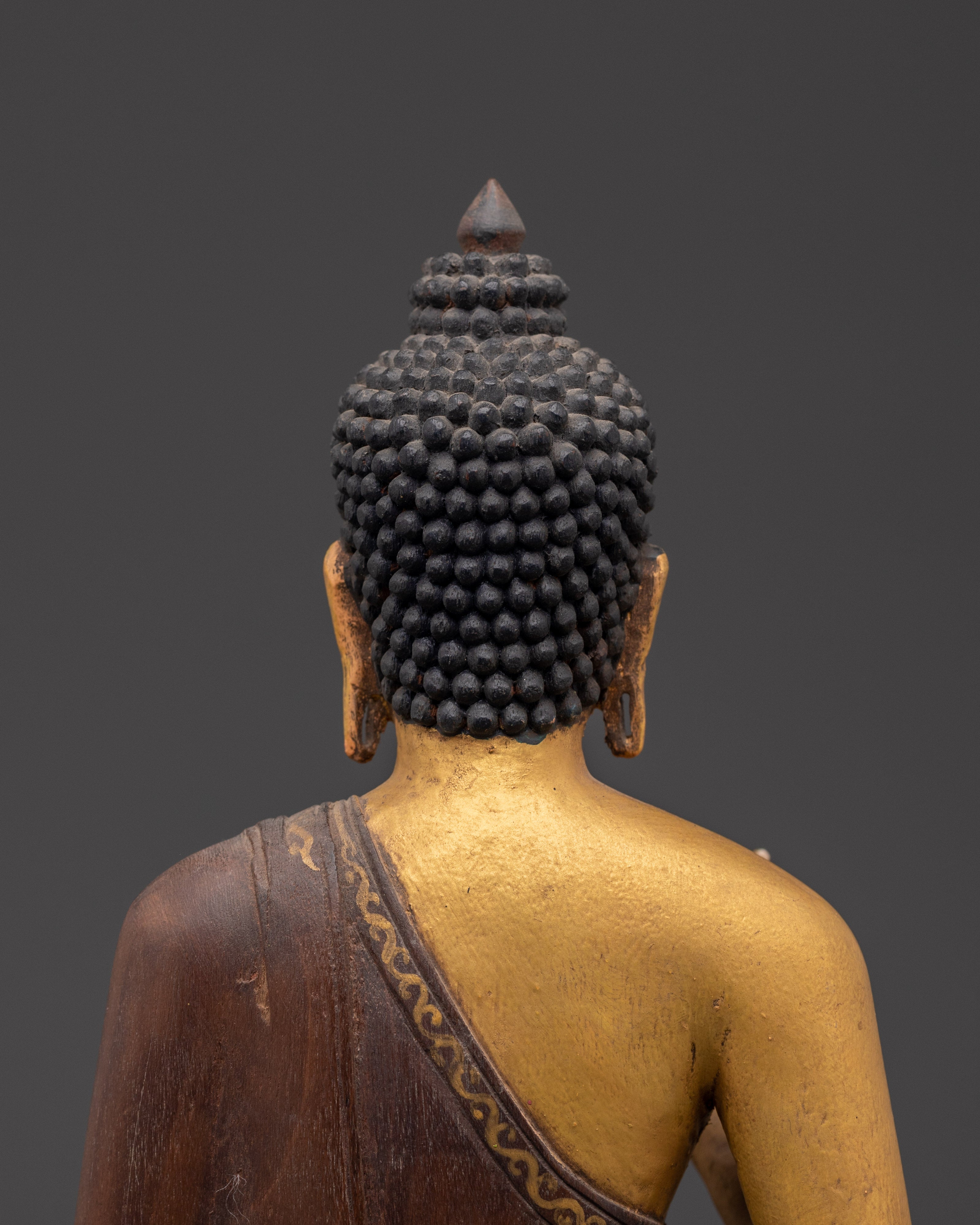 Sacred Dhyani Buddha Amogasiddhi Artwork| Handmade Buddha Statue for Meditation