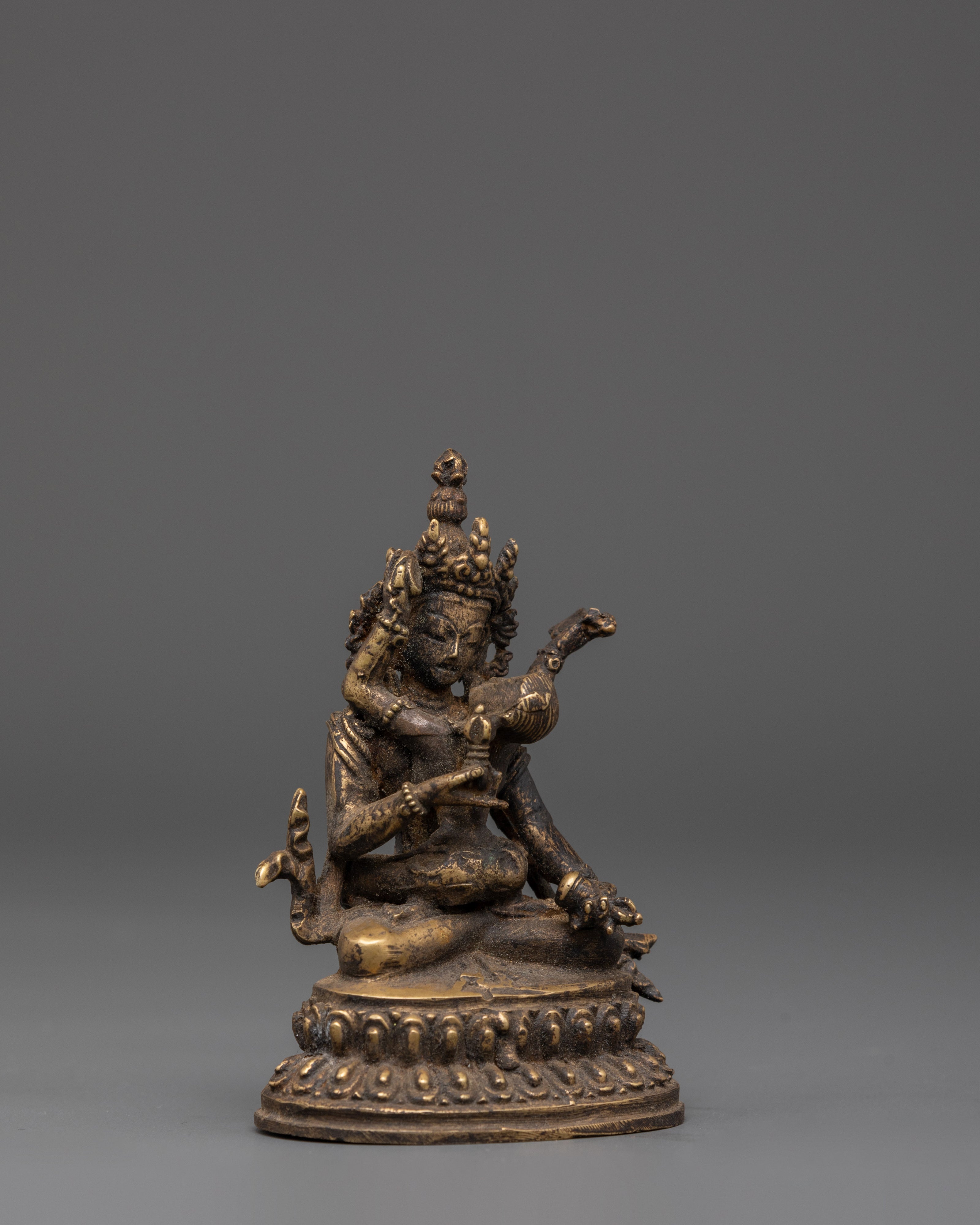 Handcrafted Vajrasattva With Consort | Shrine And Spiritual Decor