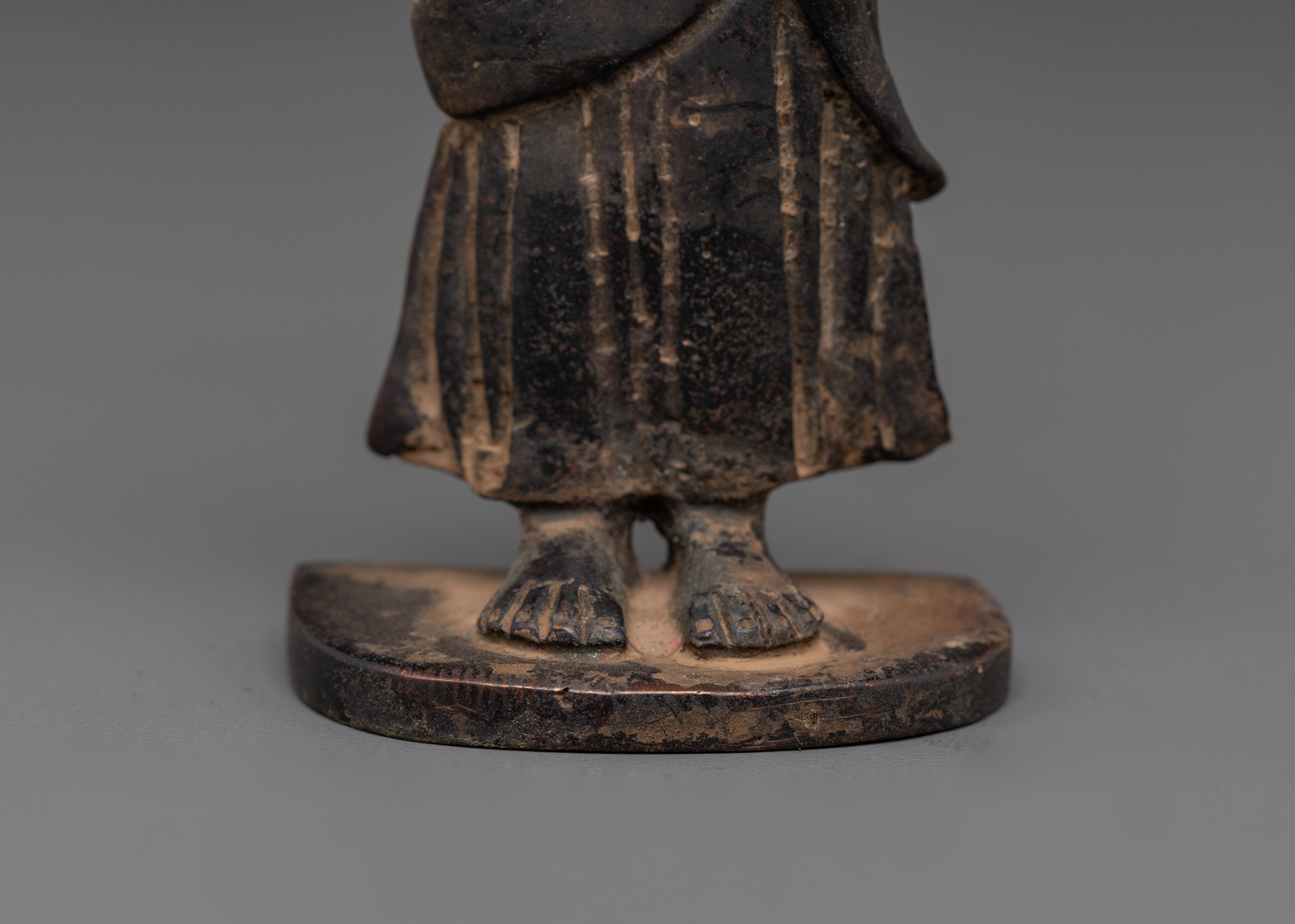 Handmade Copper Standing Buddha | Handcrafted Statue