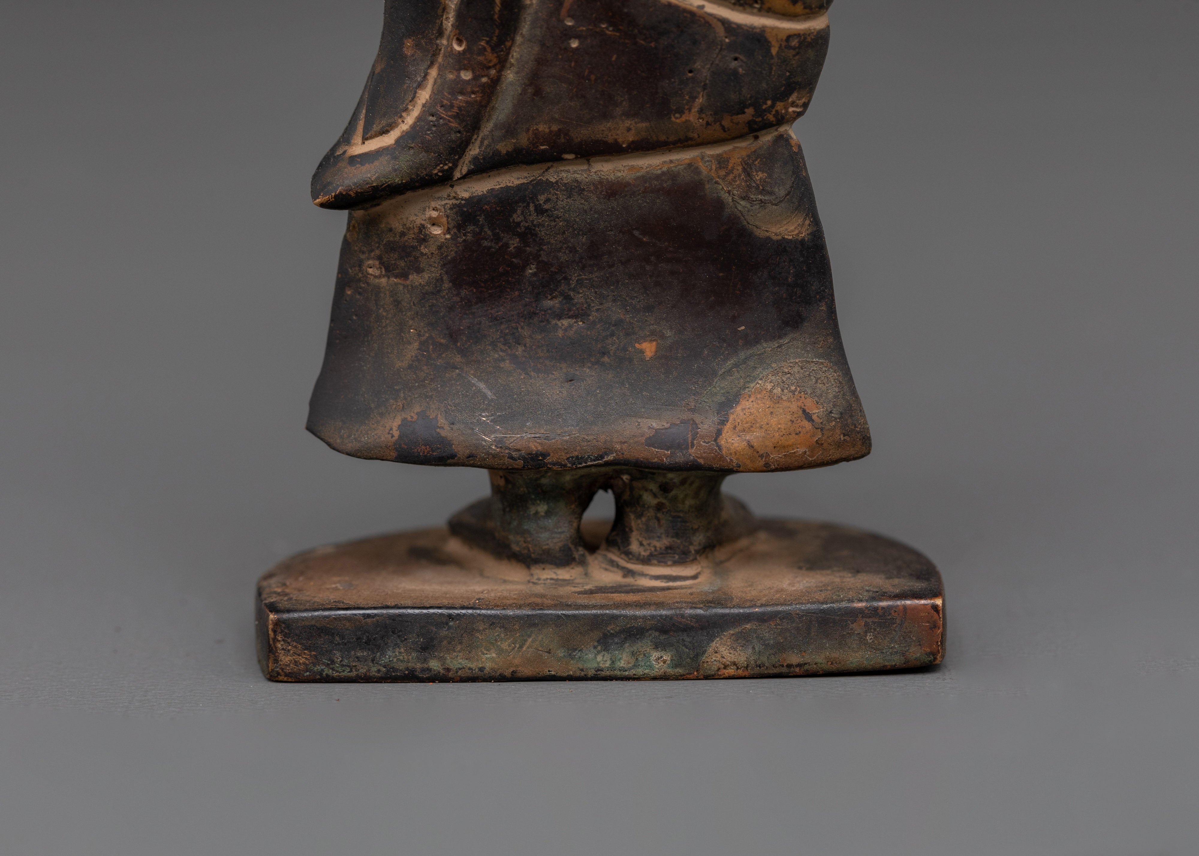 Handmade Copper Standing Buddha | Handcrafted Statue