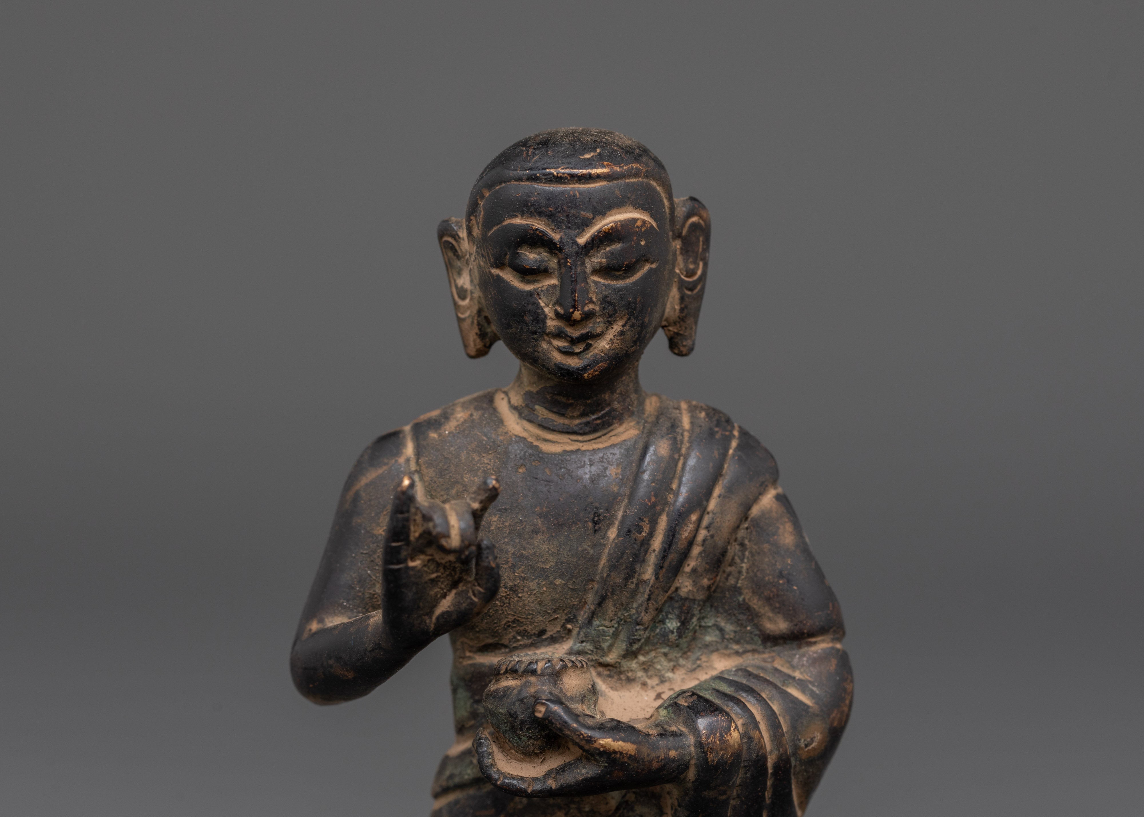 Handmade Copper Standing Buddha | Handcrafted Statue