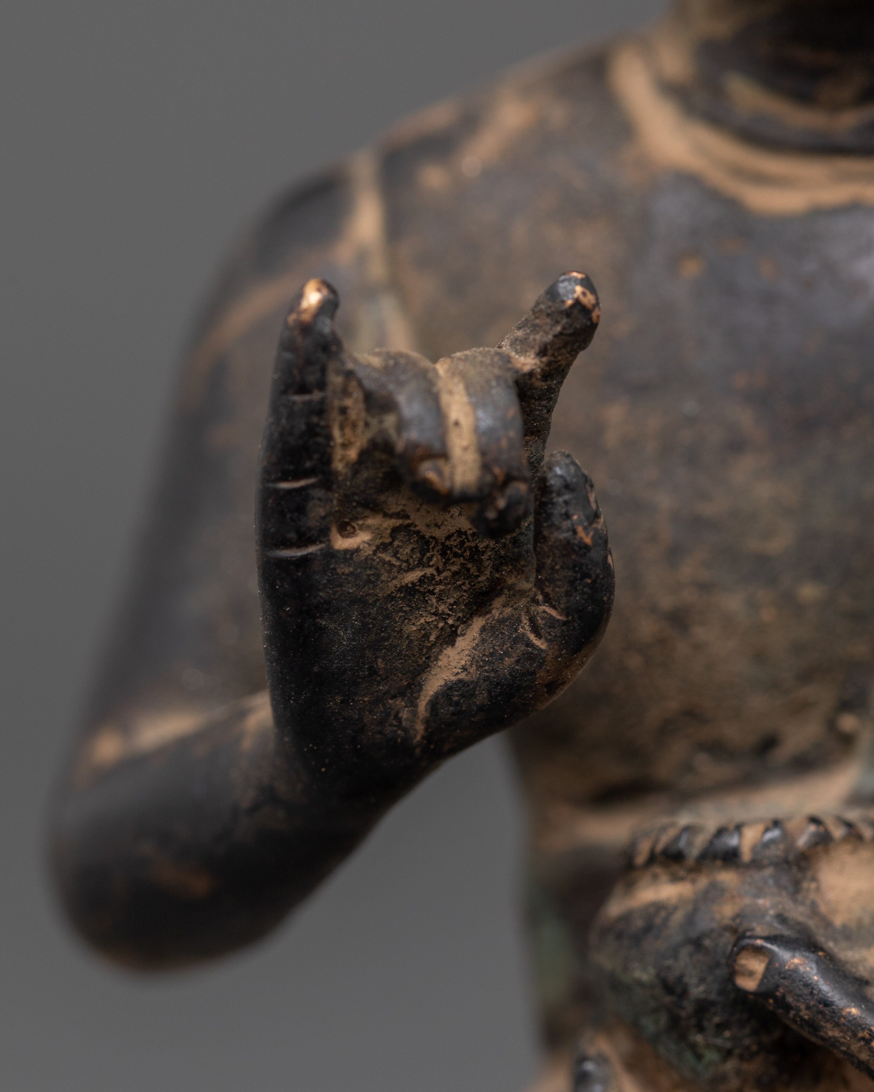 Handmade Copper Standing Buddha | Handcrafted Statue