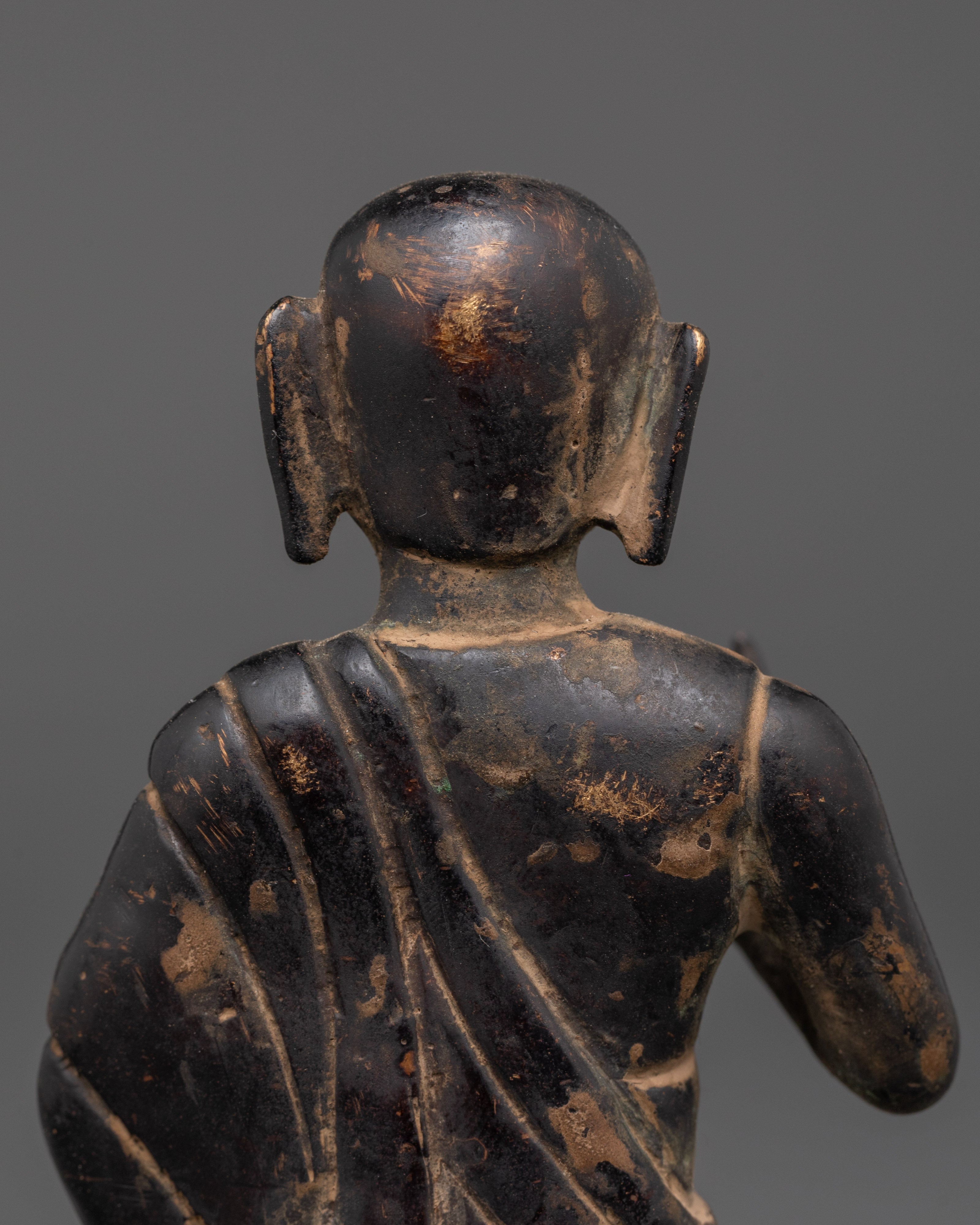 Handmade Copper Standing Buddha | Handcrafted Statue