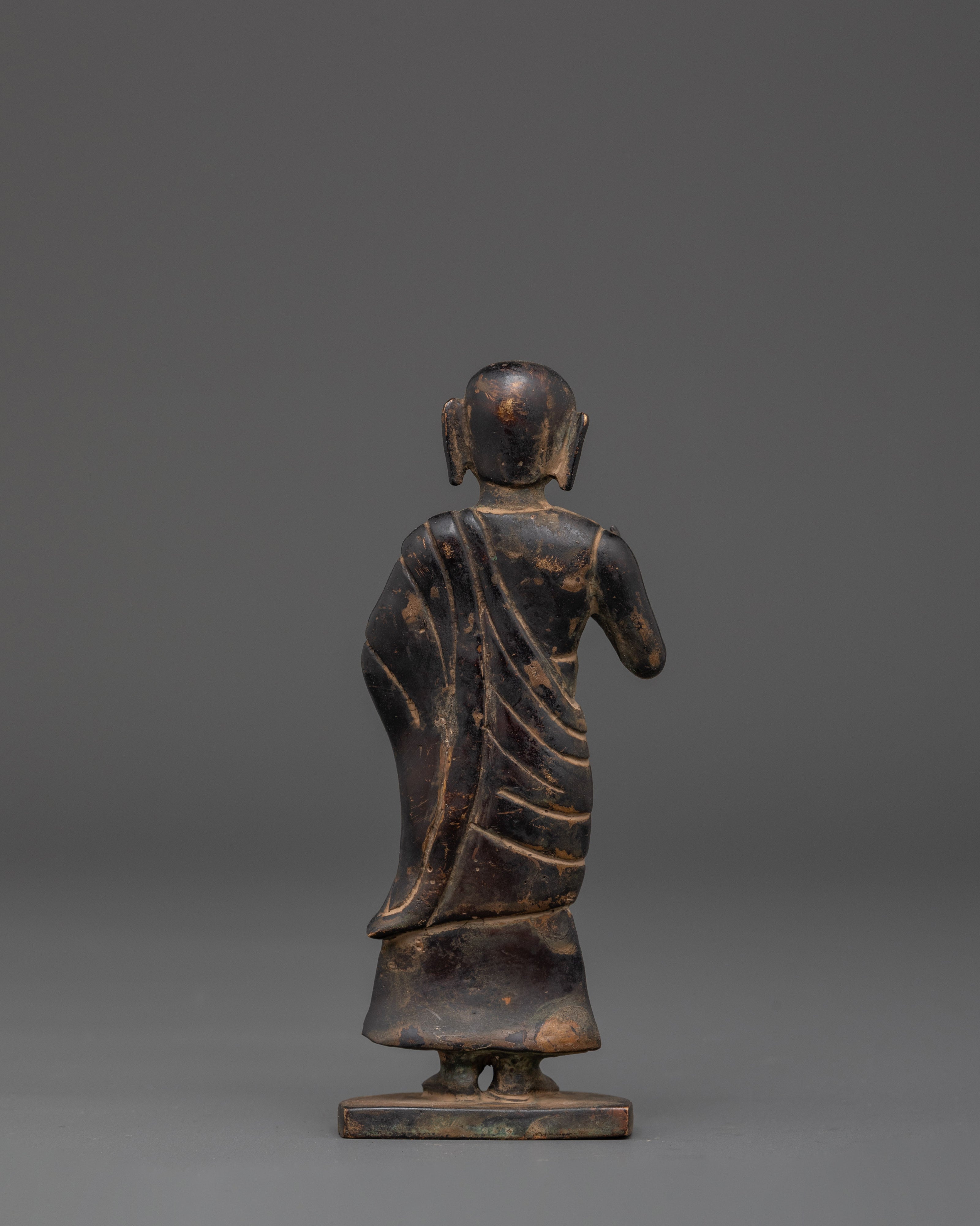 Handmade Copper Standing Buddha | Handcrafted Statue