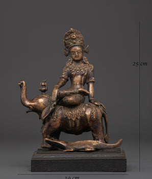 Divine Indra On Elephant Statue | God Of Thunder And Rain