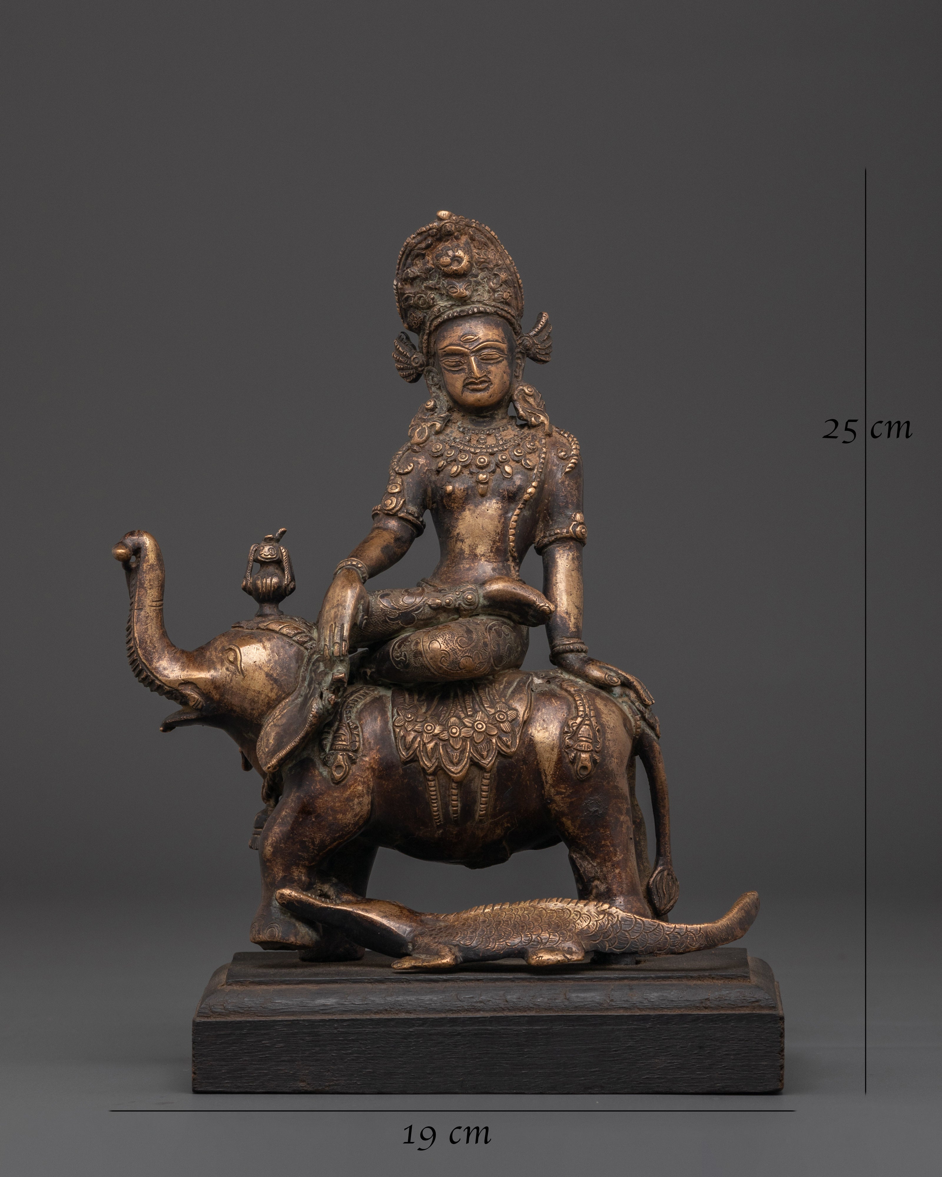 Divine Indra On Elephant Statue | God Of Thunder And Rain