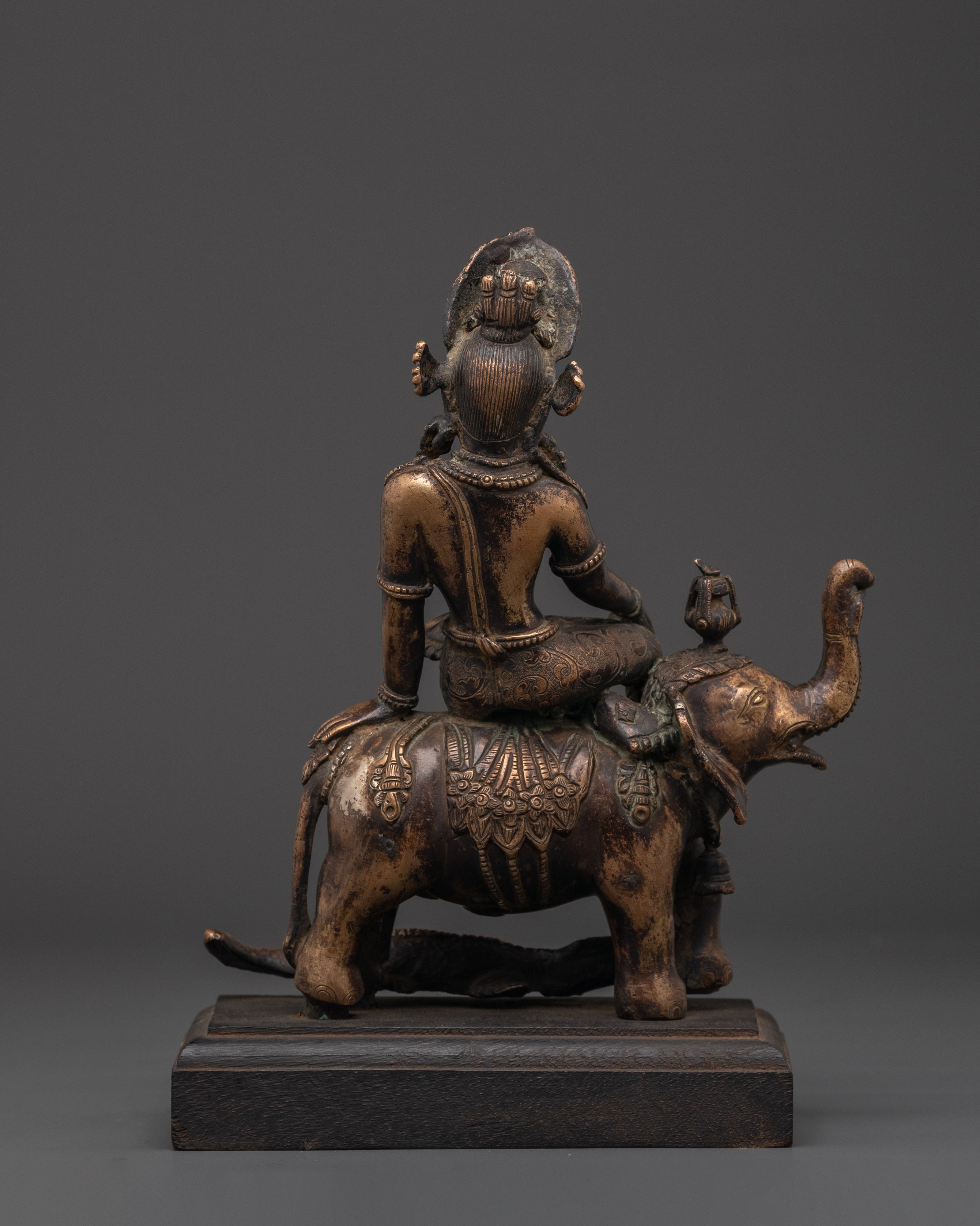 Divine Indra On Elephant Statue | God Of Thunder And Rain