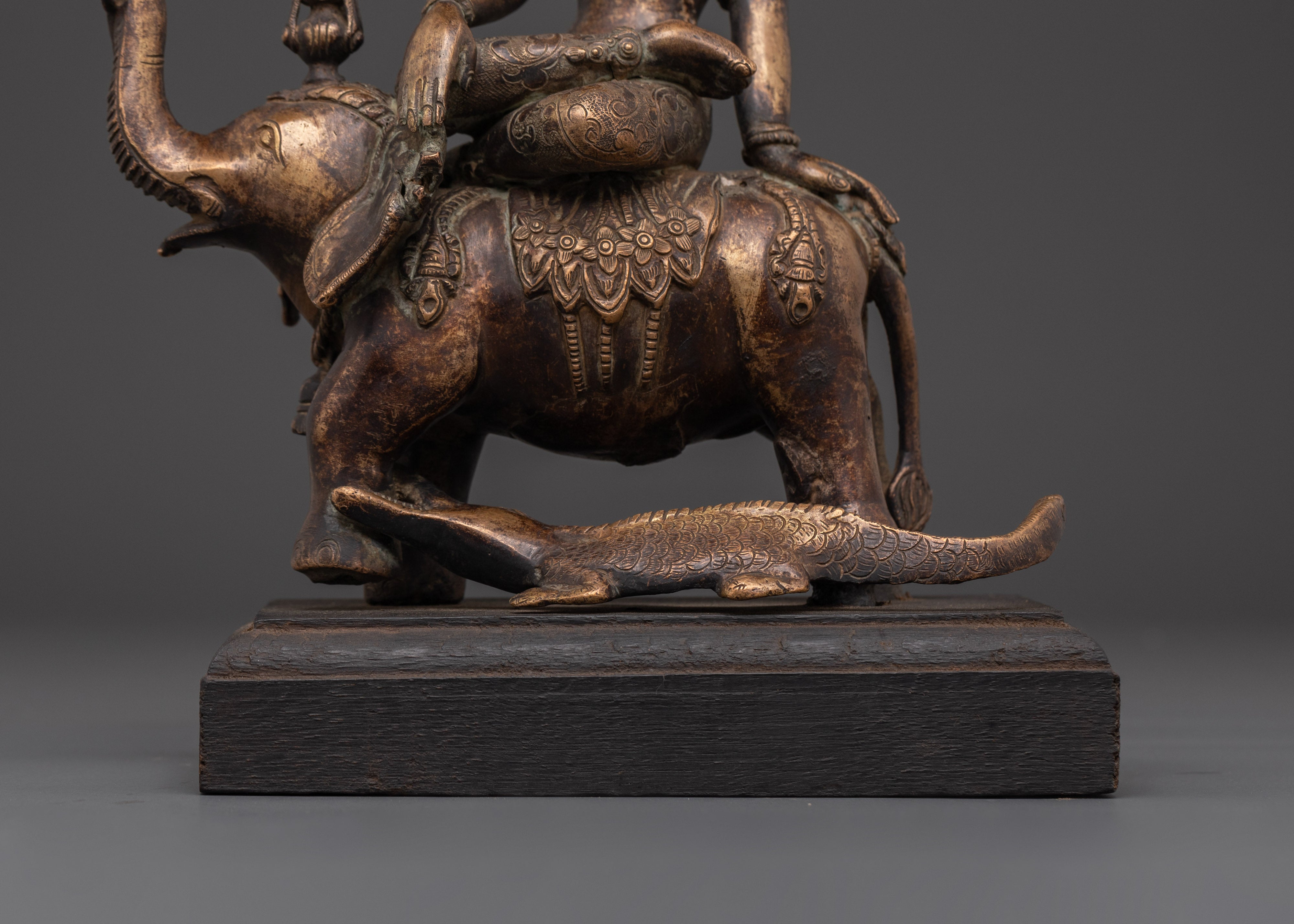 Divine Indra On Elephant Statue | God Of Thunder And Rain