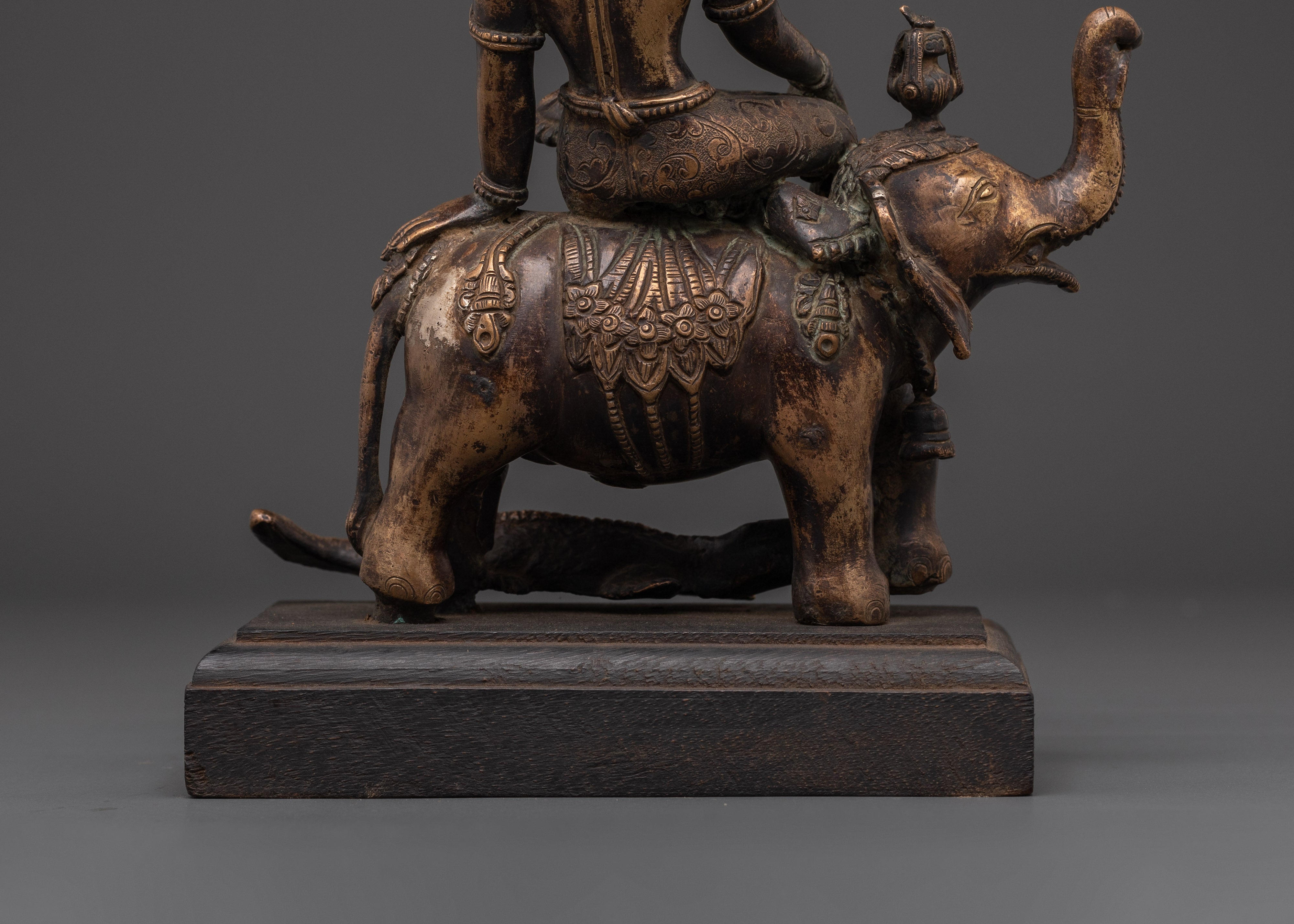 Divine Indra On Elephant Statue | God Of Thunder And Rain