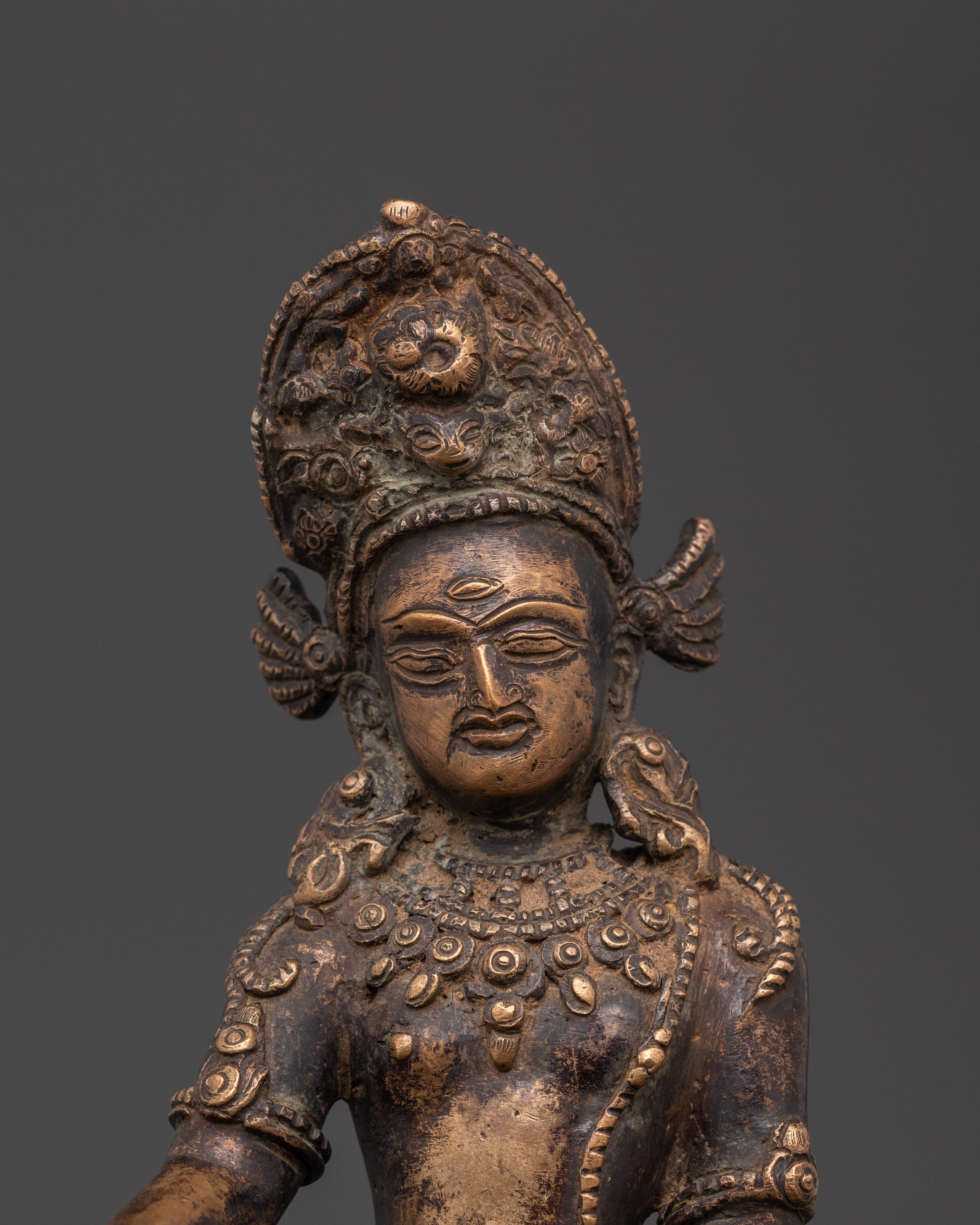 Divine Indra On Elephant Statue | God Of Thunder And Rain
