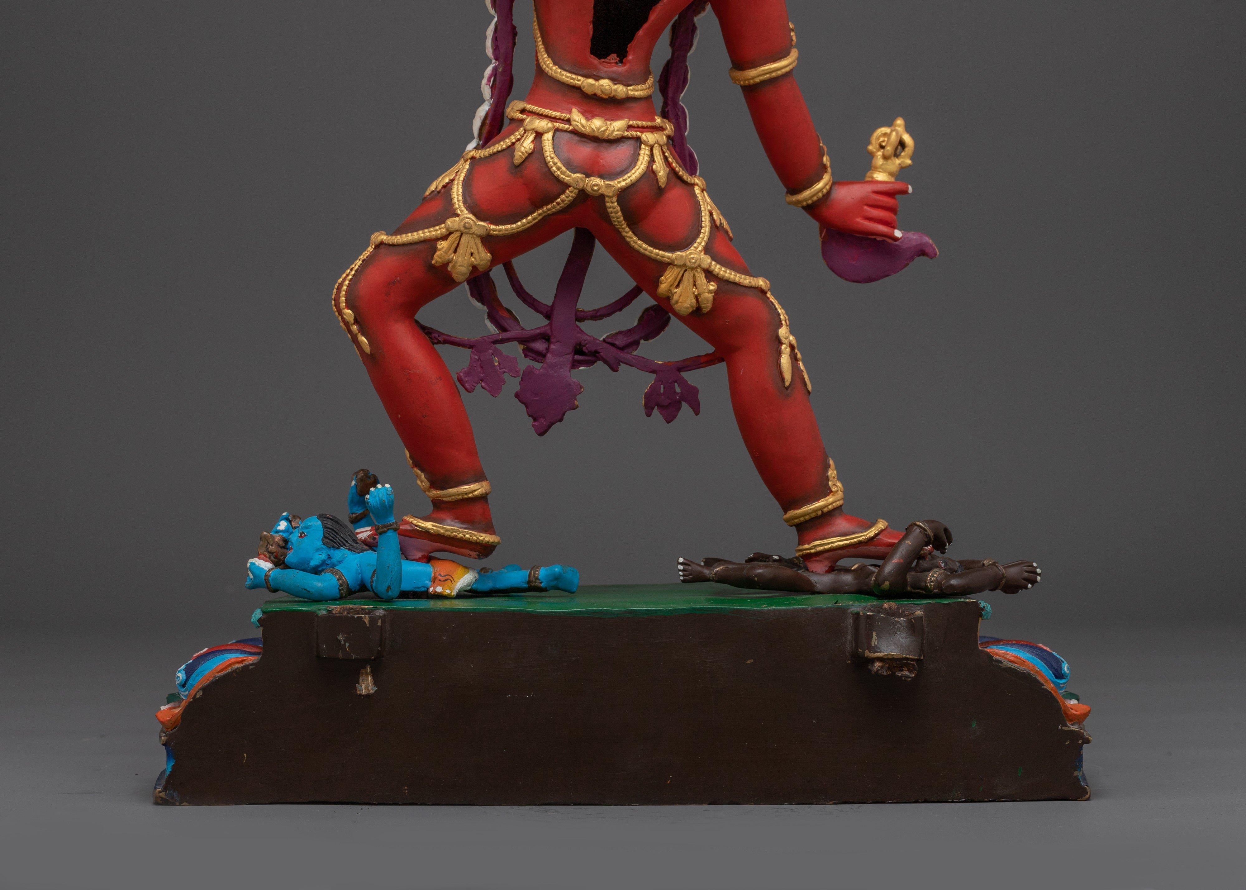 Tibetan Dakini Vajrayogini Copper Statue | The Fierce Queen of the Dakinis