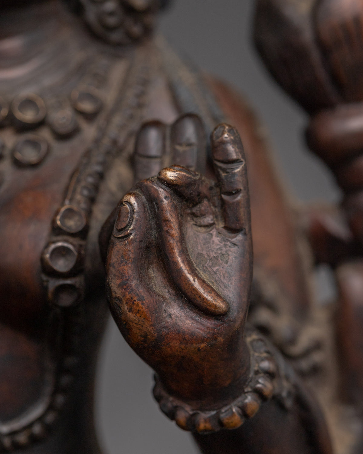 Boddhisattva Oxidized Set | Seven Tibetan Deities
