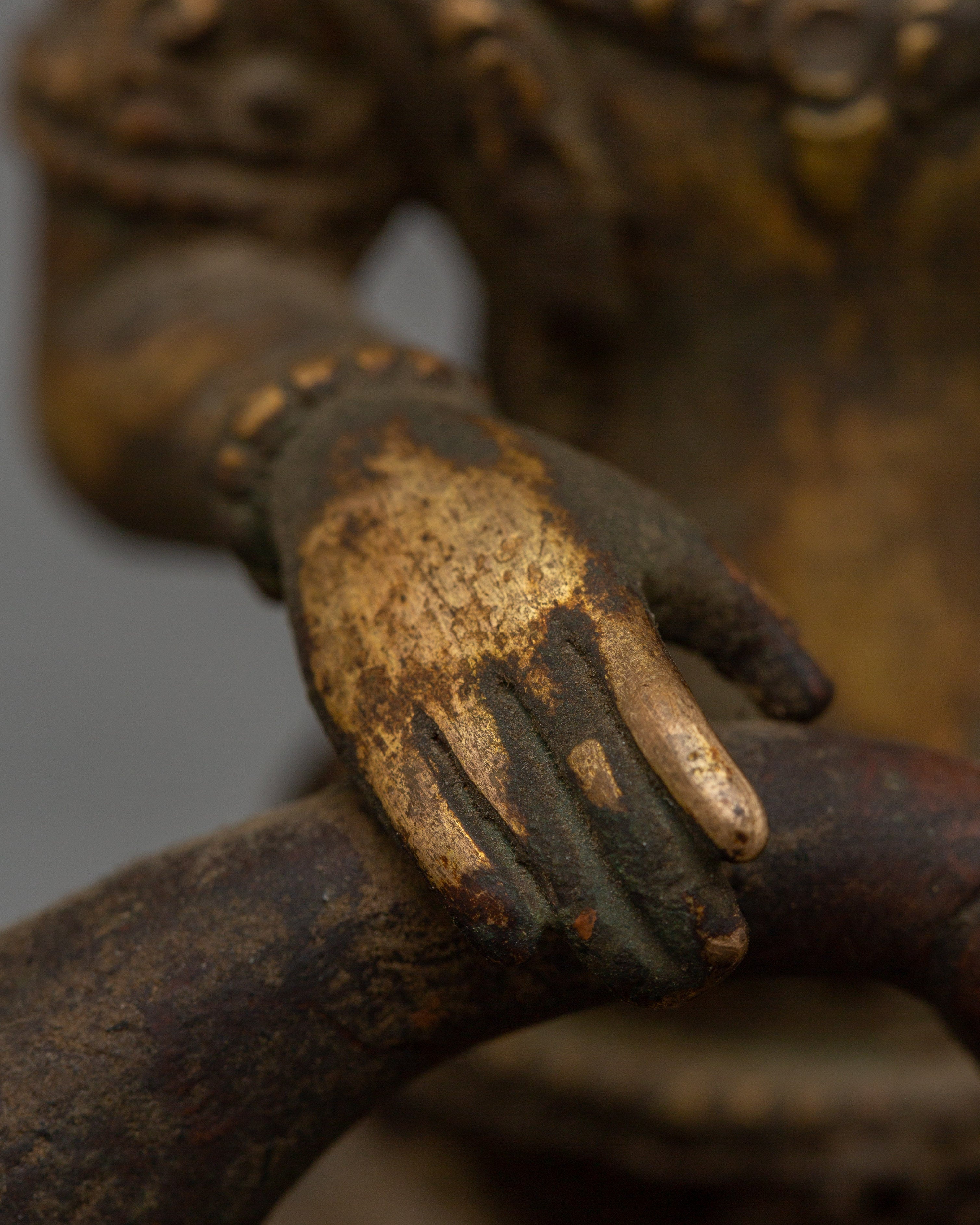 Serene Enlightened Siddhartha Gautama Sculpture | Handcrafted Buddhist Figurine