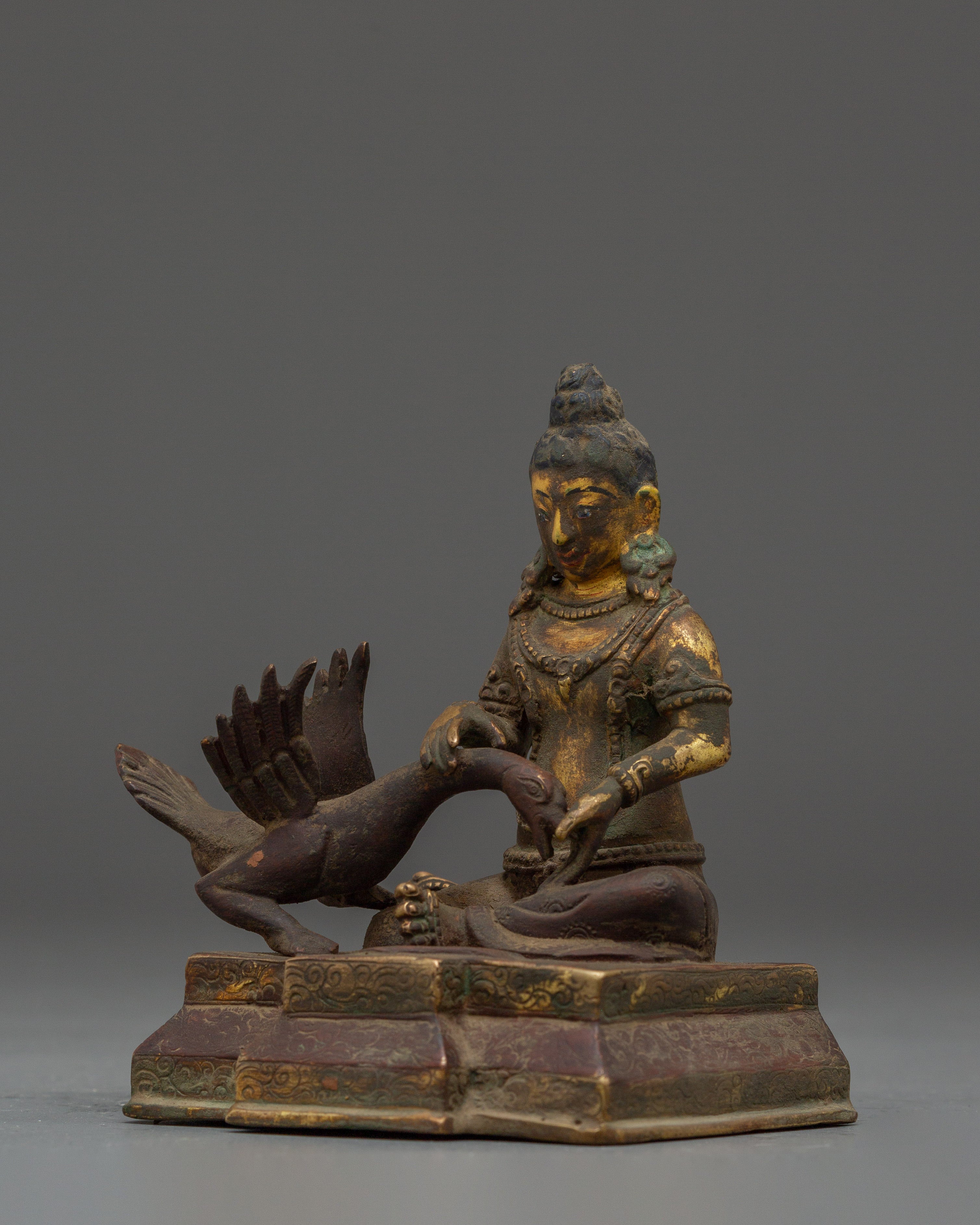 Serene Enlightened Siddhartha Gautama Sculpture | Handcrafted Buddhist Figurine