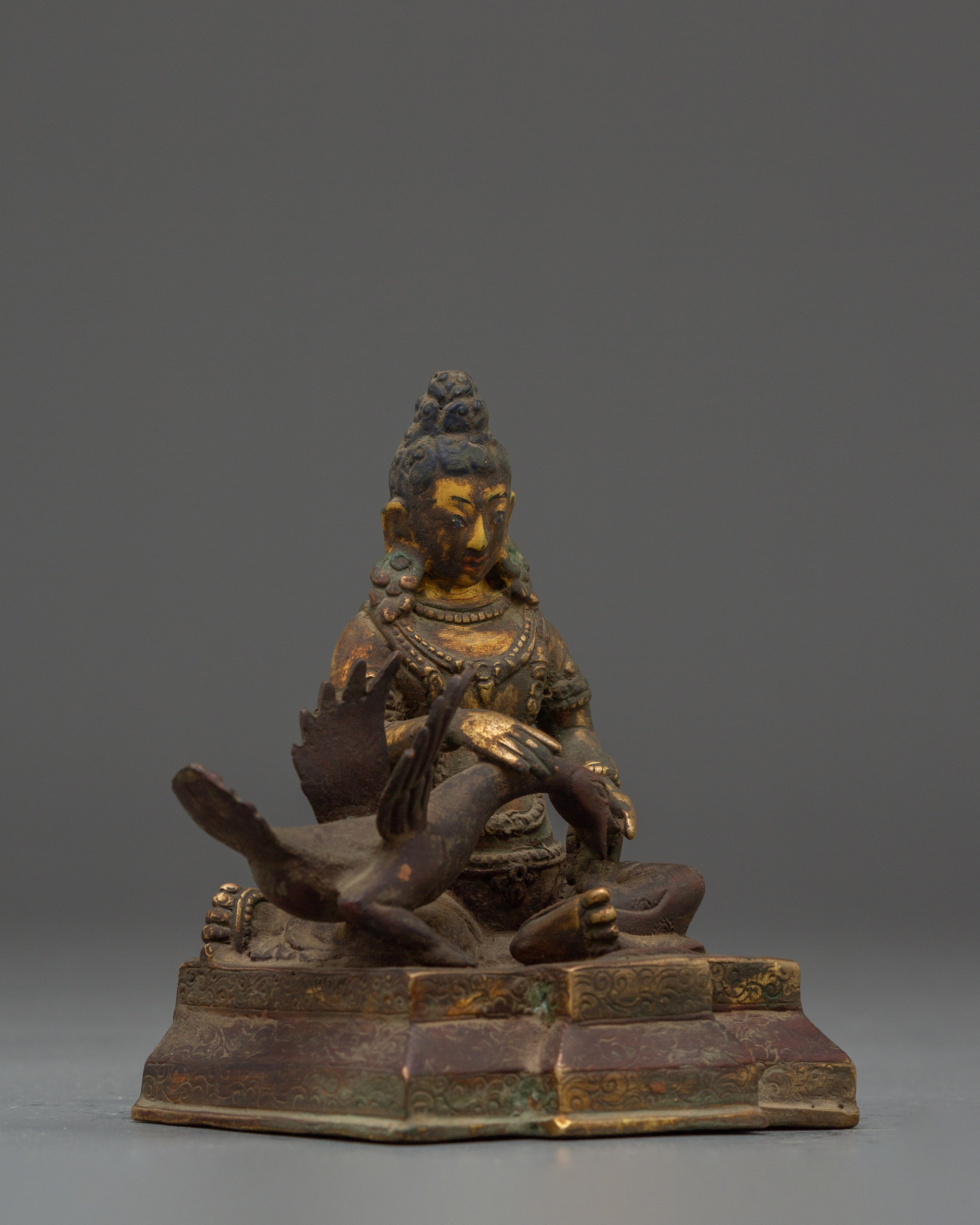 Serene Enlightened Siddhartha Gautama Sculpture | Handcrafted Buddhist Figurine
