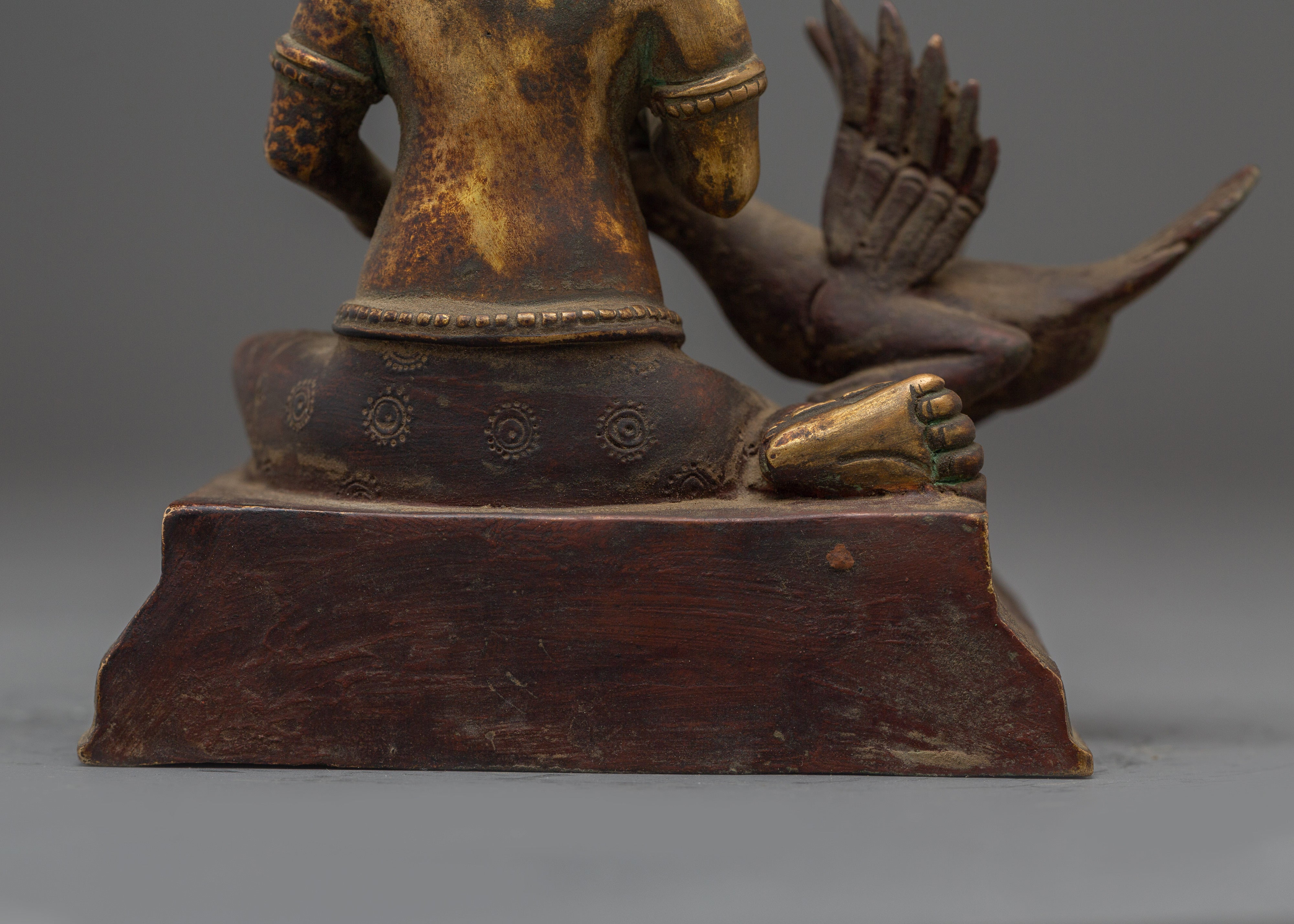 Serene Enlightened Siddhartha Gautama Sculpture | Handcrafted Buddhist Figurine
