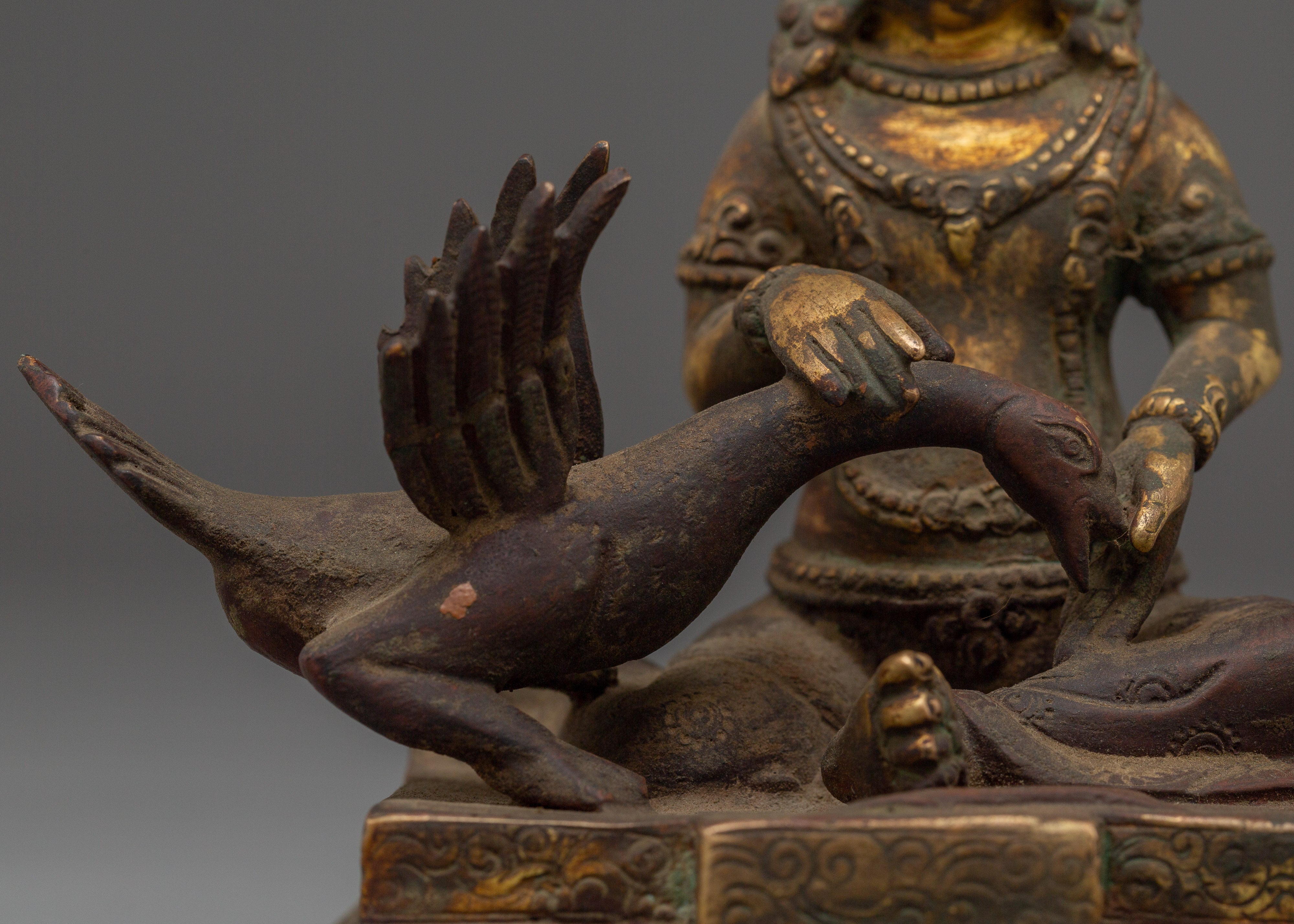 Serene Enlightened Siddhartha Gautama Sculpture | Handcrafted Buddhist Figurine