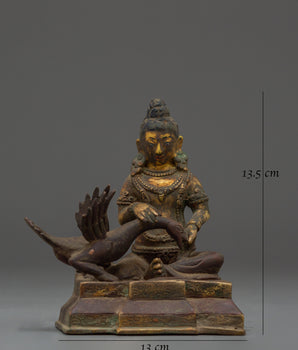 Serene Enlightened Siddhartha Gautama Sculpture | Handcrafted Buddhist Figurine