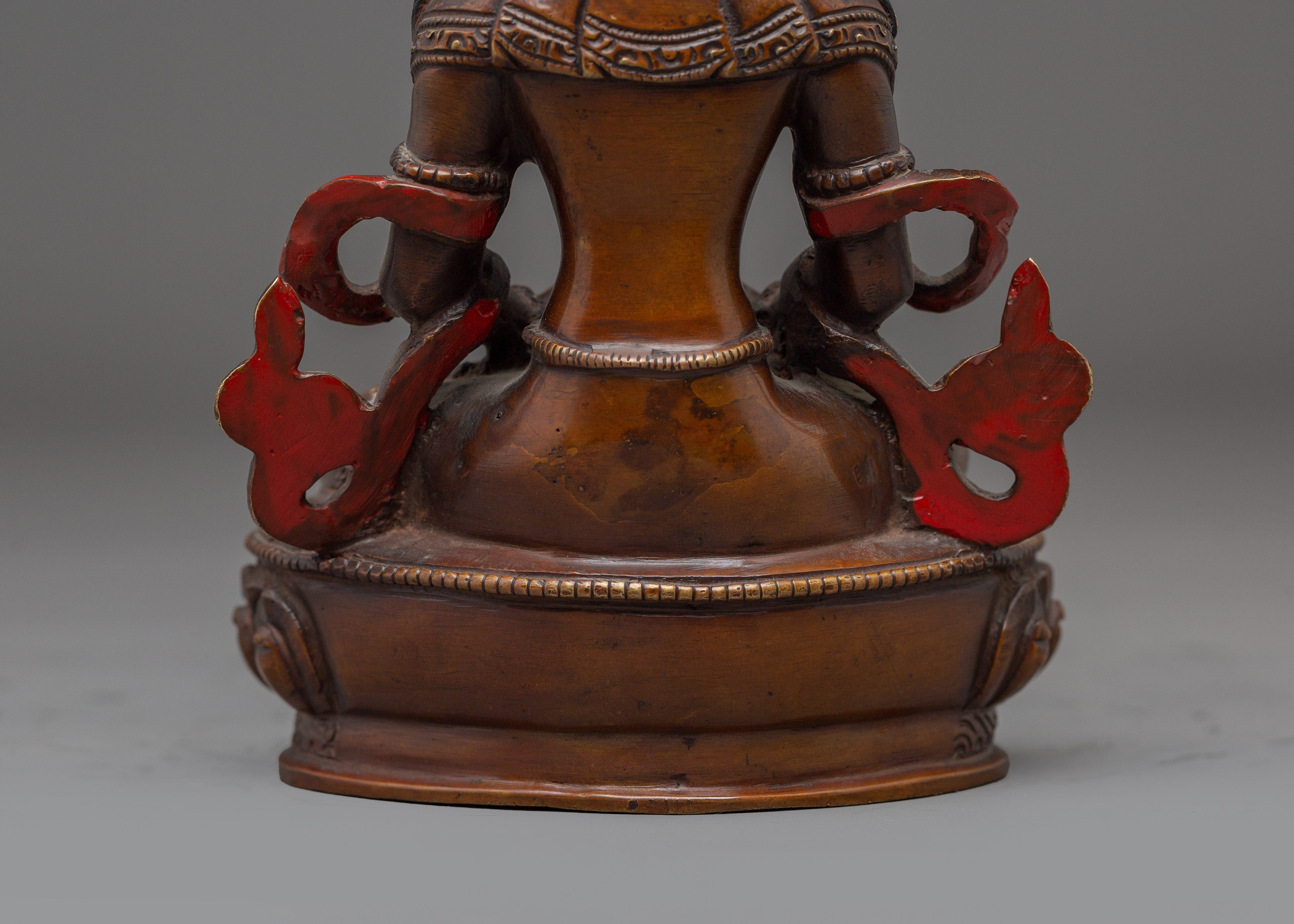 Traditional Amitayus Buddha Sculpture | Symbol of Longevity & Peace