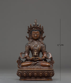 Traditional Amitayus Buddha Sculpture | Symbol of Longevity & Peace